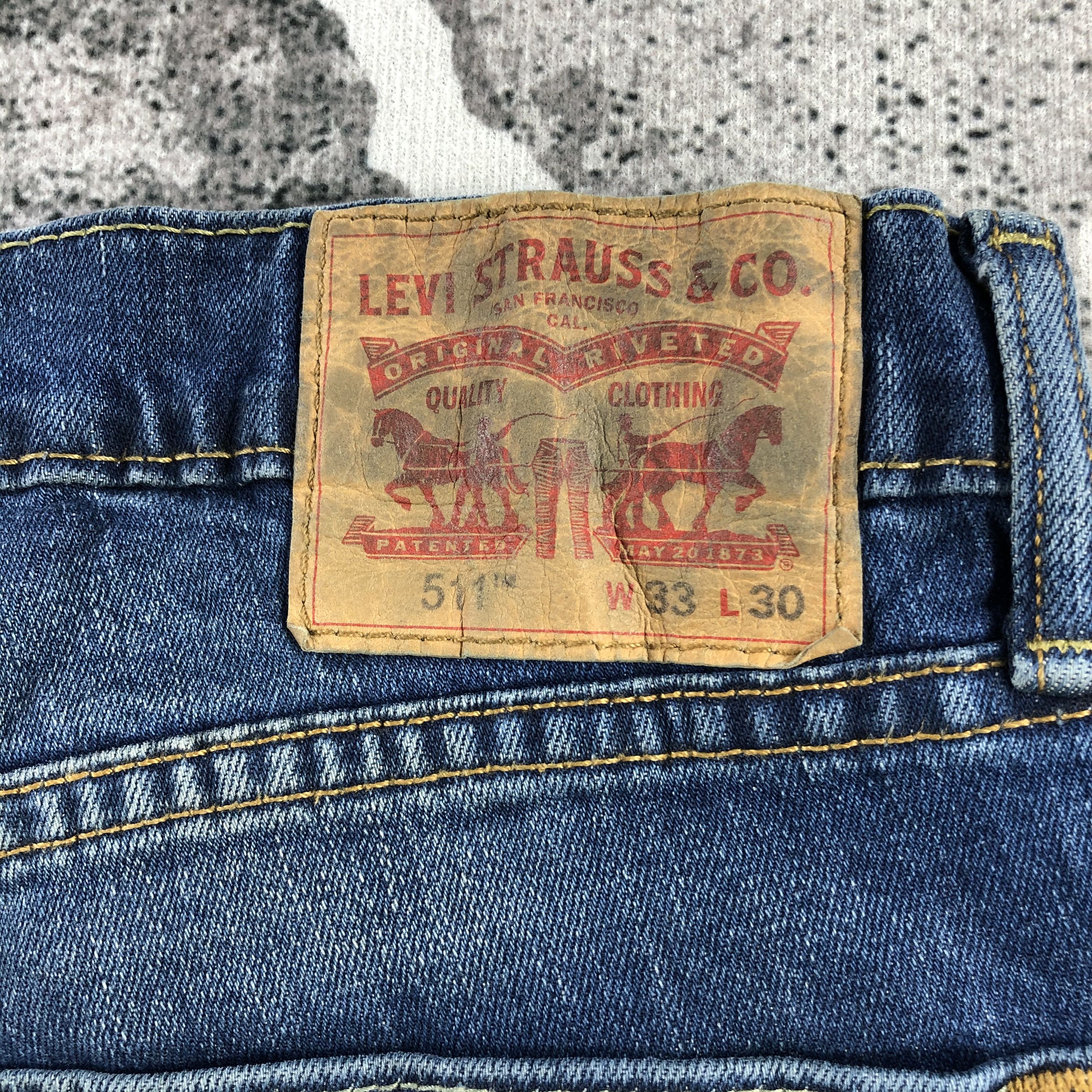 Levi's Levi's 511 Jeans Distress Faded Blue KJ984 Size US 32 / EU 48 - 5 Thumbnail