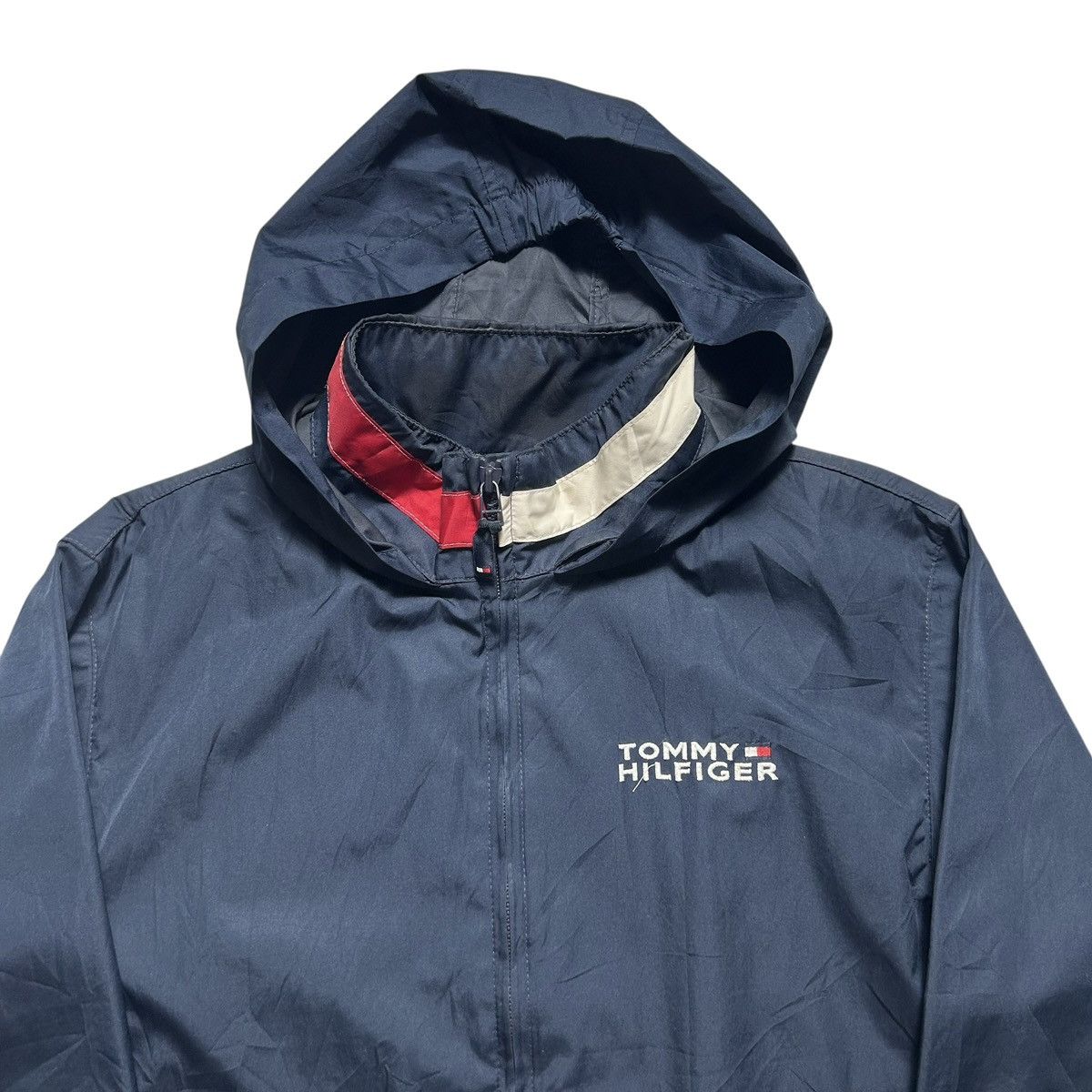 Tommy Hilfiger × Vintage Vintage Tommy Hilfiger Embroidered Logo Zipper Jacket Size M / US 6-8 / IT 42-44 - 3 Thumbnail