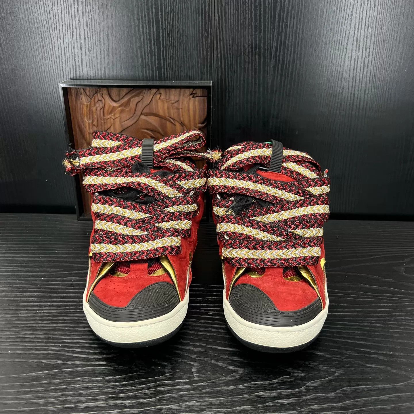 Lanvin Lanvin Black & Red Size 45 Like New Size US 12 / EU 45 - 4 Thumbnail