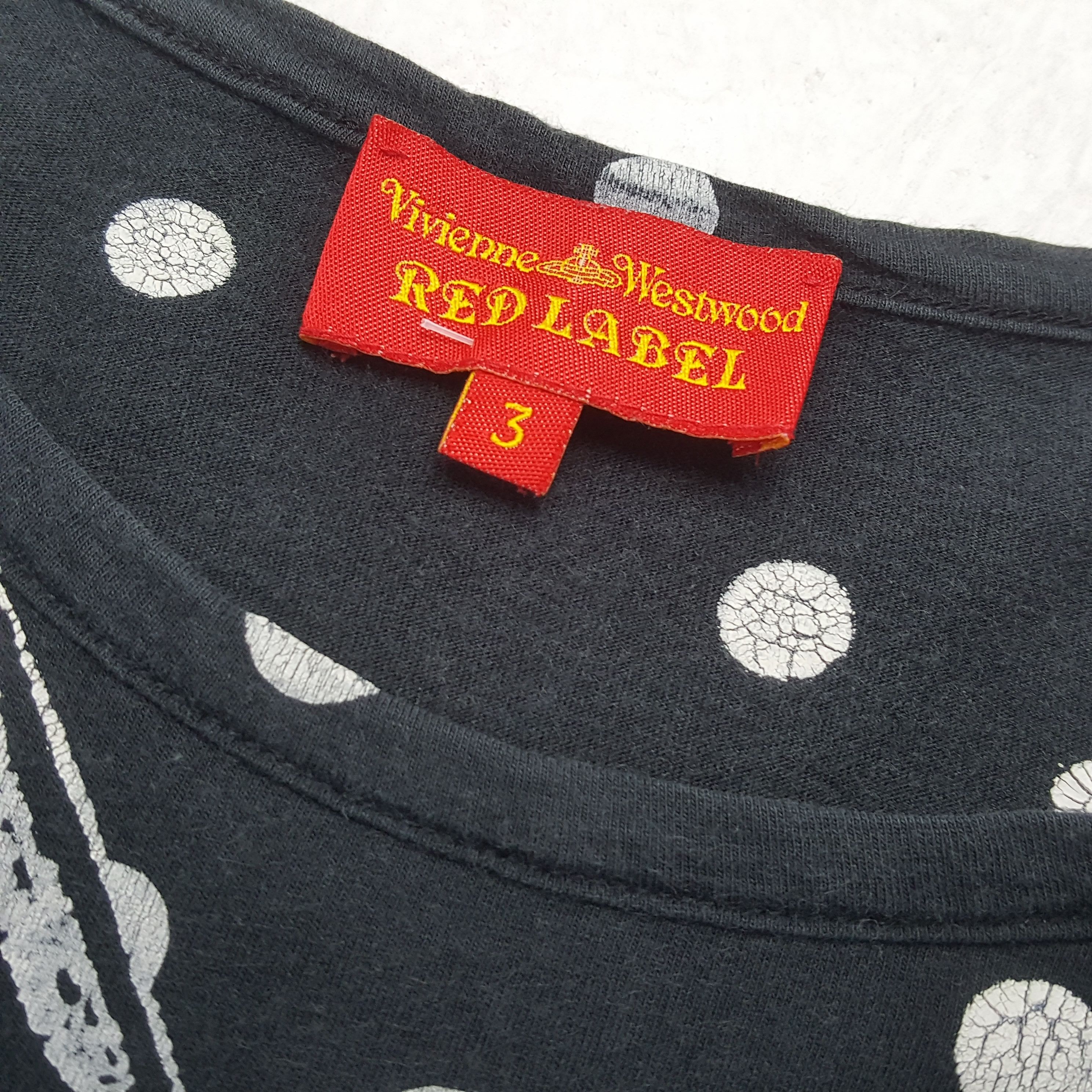 Japanese Brand × Vintage × Vivienne Westwood Vintage VIVIENNE WESTWOOD RED LABEL Fashion Brand T-Shirs Size M / US 6-8 / IT 42-44 - 7 Thumbnail