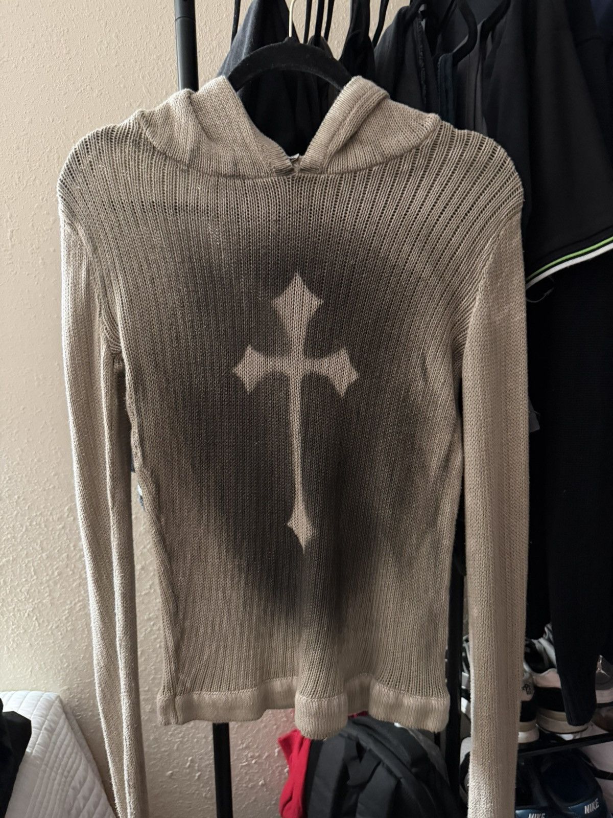 Jaded London Plain Cotton Hoodie Brown