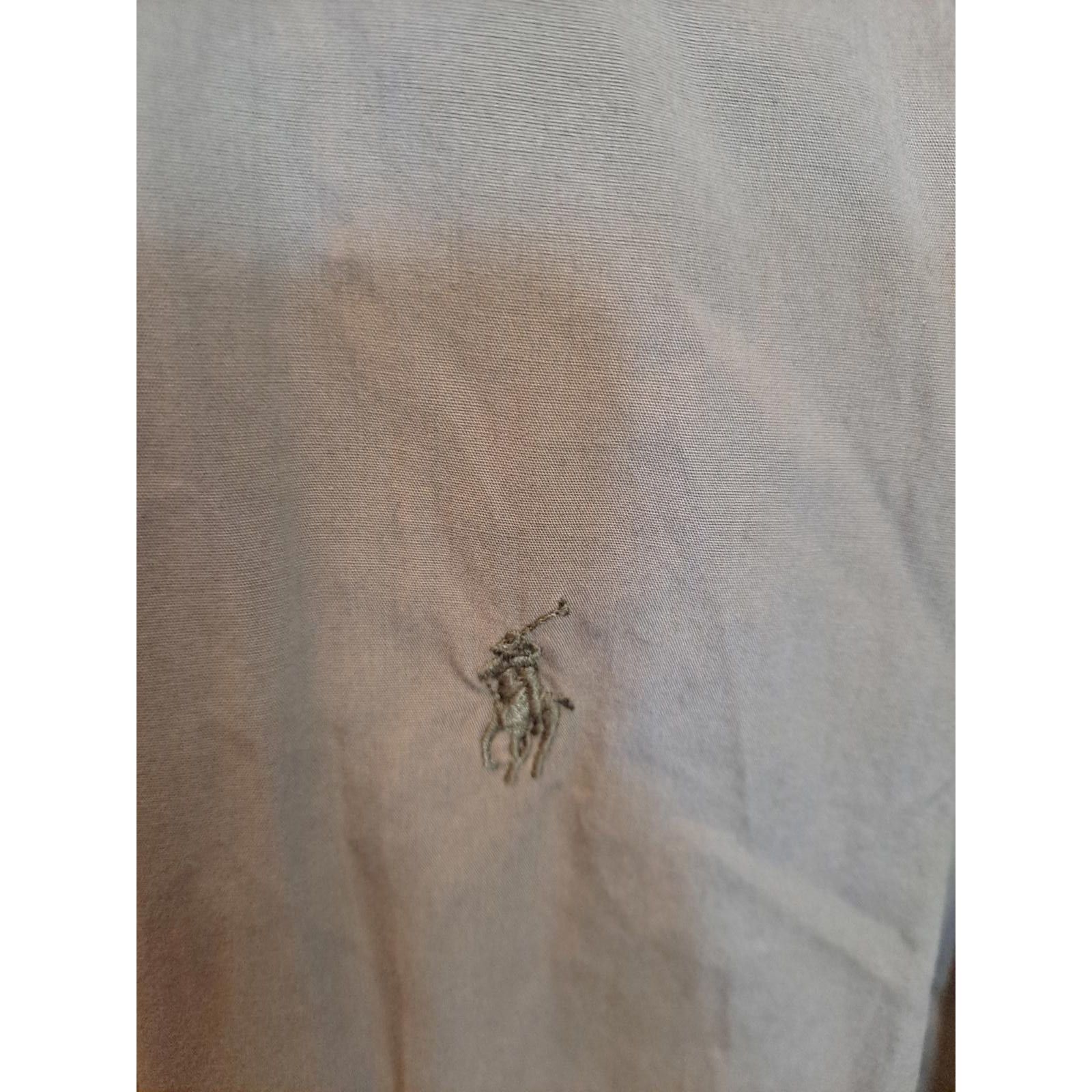 Ralph Lauren Ralph Lauren Tan Button Up Yarmouth Size 17 1/2 Size US L / EU 52-54 / 3 - 2 Thumbnail