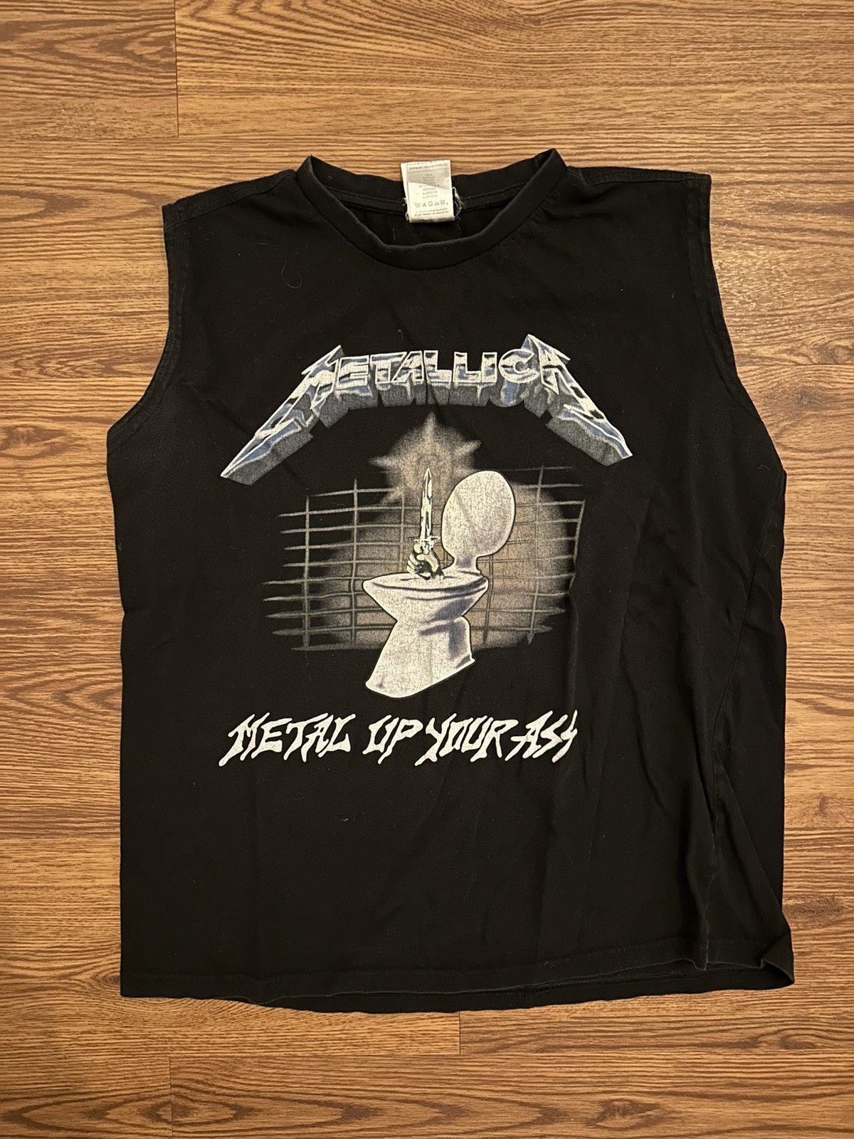 Metallica Vintage Metallica Metal Up Your Ass Sleeveless Tee Size US S / EU 44-46 / 1 - 1 Thumbnail