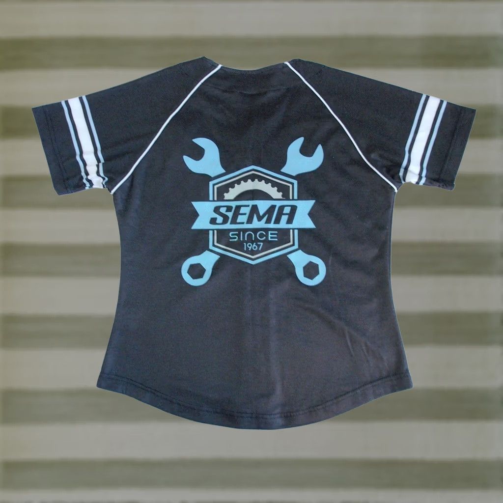 Vintage SEMA SHOW Las Vegas Jersey Style Shirt Ladies Medium Womens CARS AUTOMOTIVE Size M / US 6-8 / IT 42-44 - 1 Thumbnail