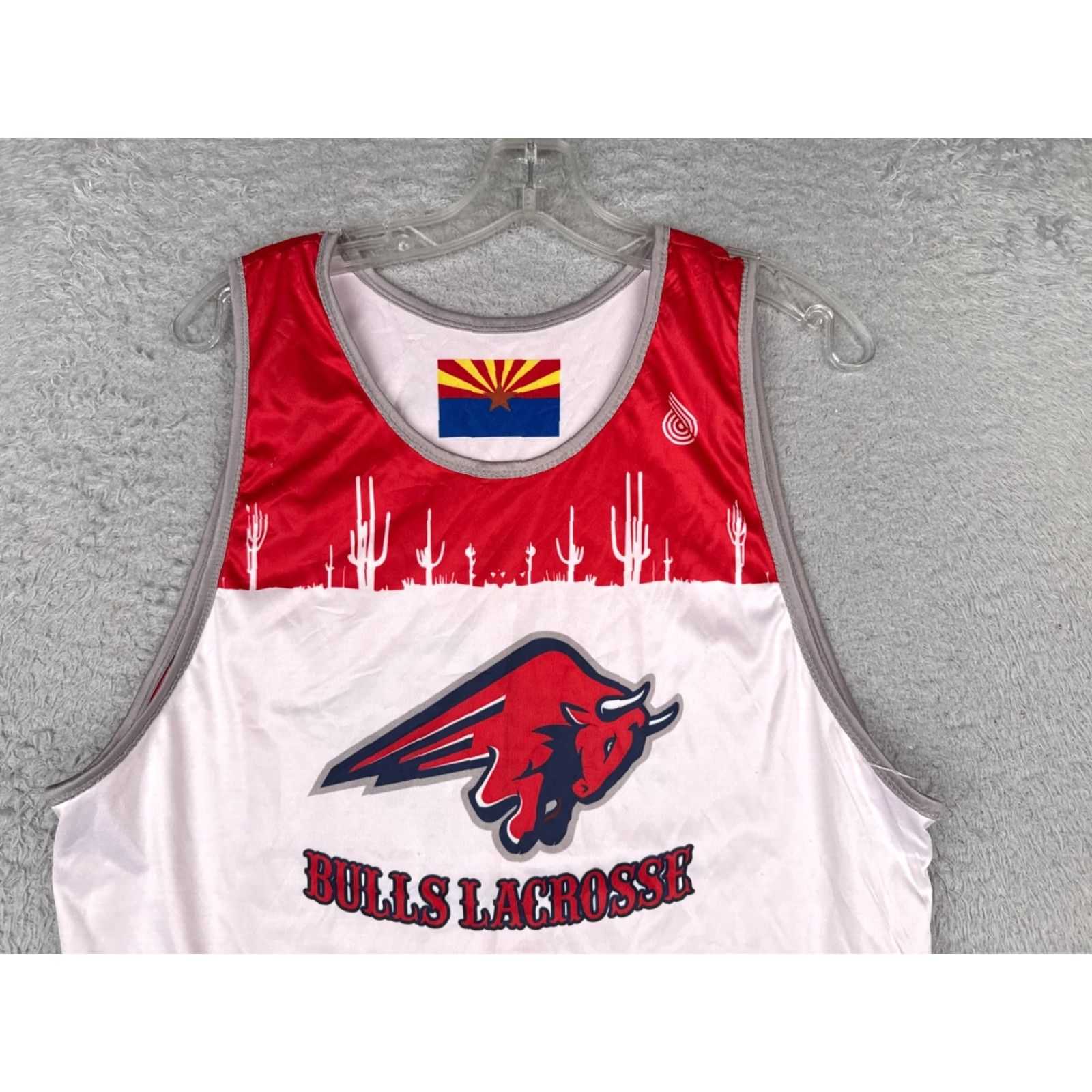 Vintage East Valley Bulls Lacrosse Jersey Shirt Adult Small Red Reversible Tank Size US S / EU 44-46 / 1 - 4 Thumbnail