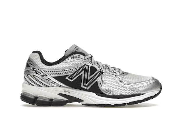 New Balance 860v2 Black White Silver