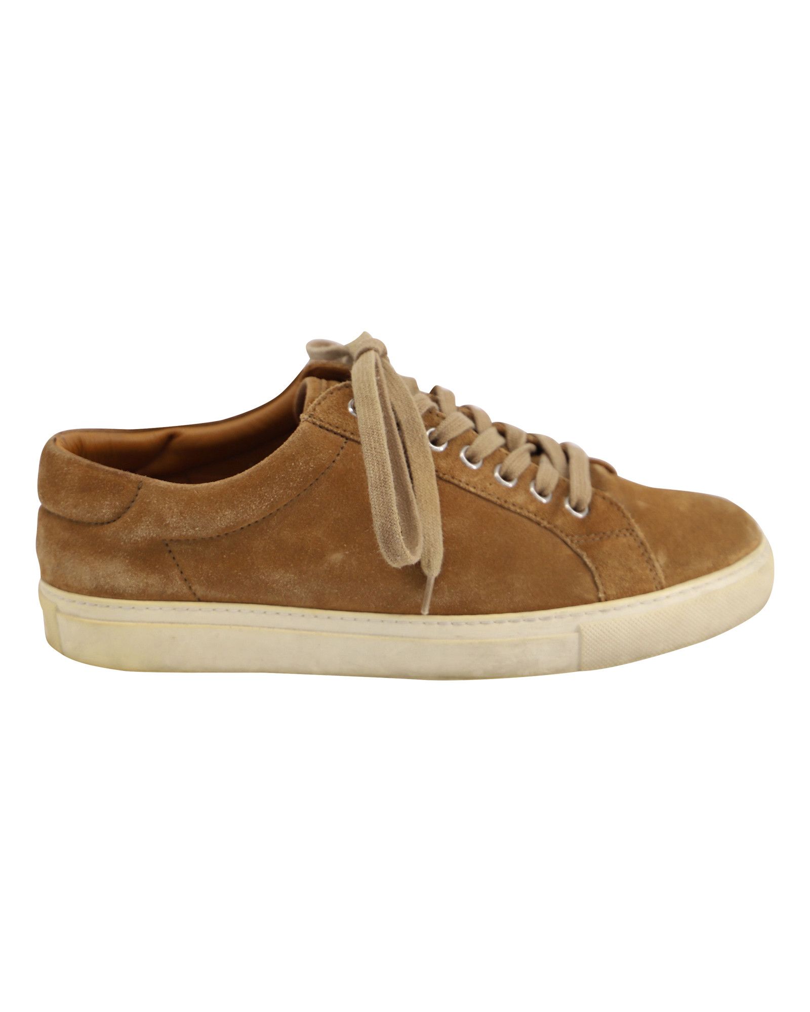 Ralph Lauren Ralph Lauren Lace-Up Sneakers in Brown Suede Size US 9.5 / IT 39.5 - 1 Thumbnail