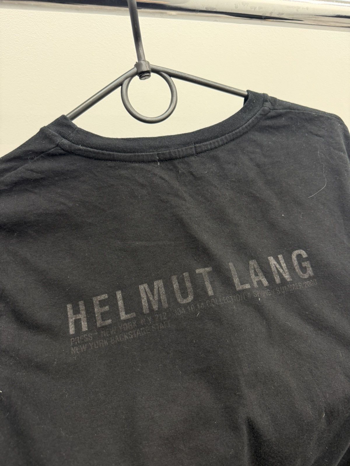 Helmut Lang Vintage 2000s Helmut Lang Back Logo T-shirt Tee Size US M / EU 48-50 / 2 - 5 Thumbnail