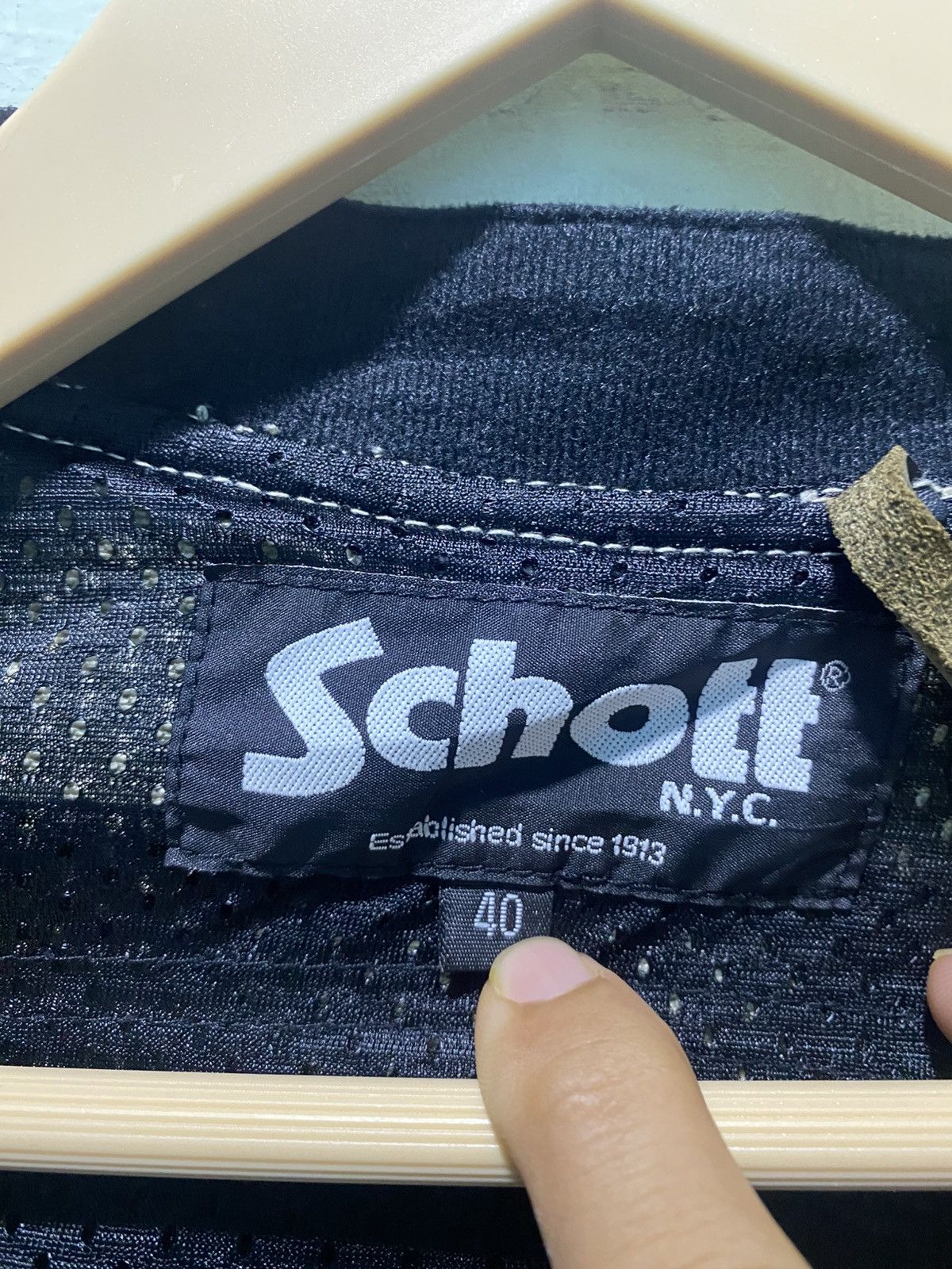 Schott Schott NYC Leather Motorcycle Jacket With Padding Size US M / EU 48-50 / 2 - 8 Thumbnail
