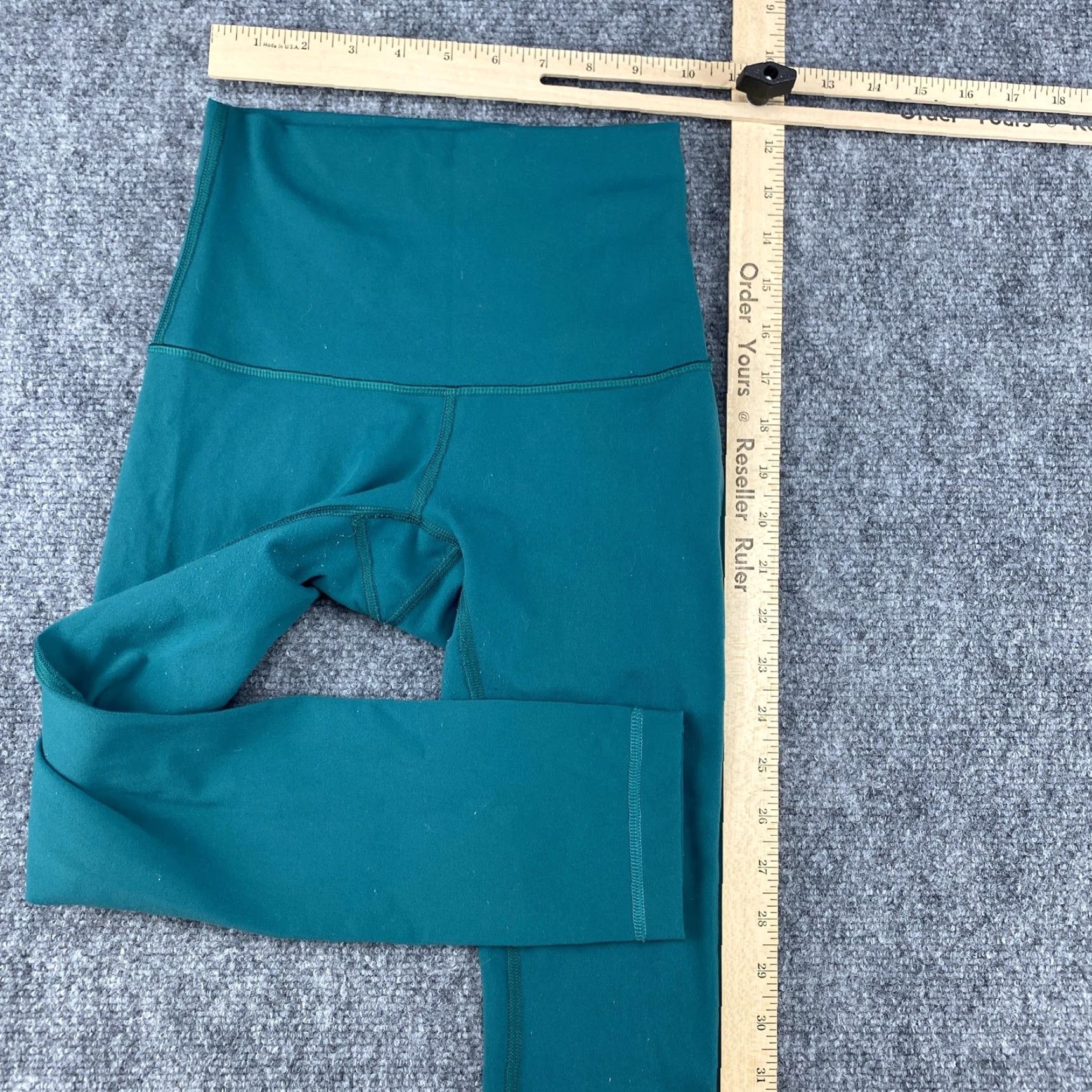Lululemon Lululemon Wunder Under Crop Leggings Womens 2 Green High Rise Yoga Athletic Cropped Skinny Jersey Pull On Elastic Waist Size 26" / US 2 / IT 38 - 3 Thumbnail