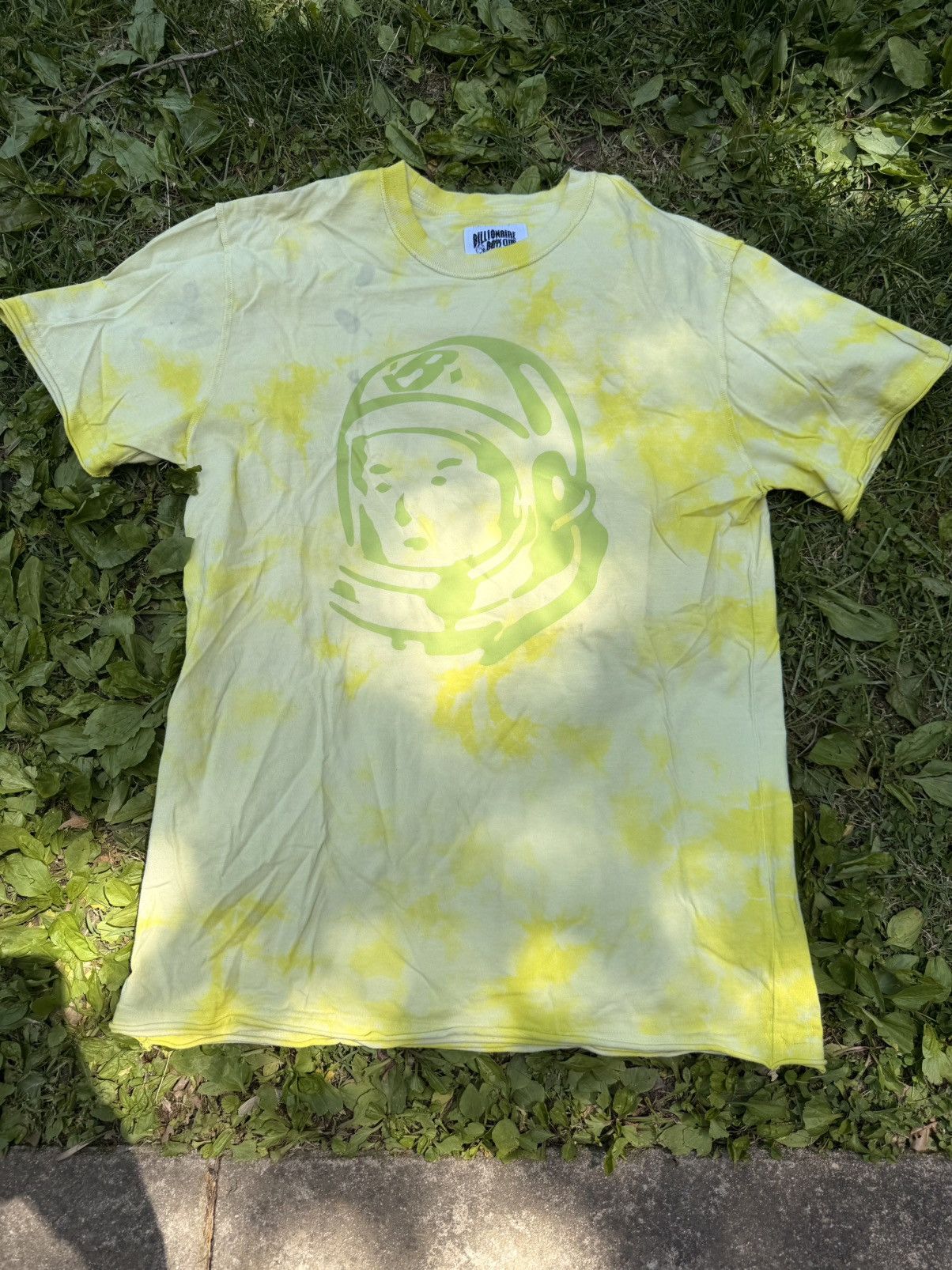 Billionaire Boys Club BBC Billionaire Boys Club Astronaut Head Yellow Tie Dye tee Size US M / EU 48-50 / 2 - 1 Thumbnail