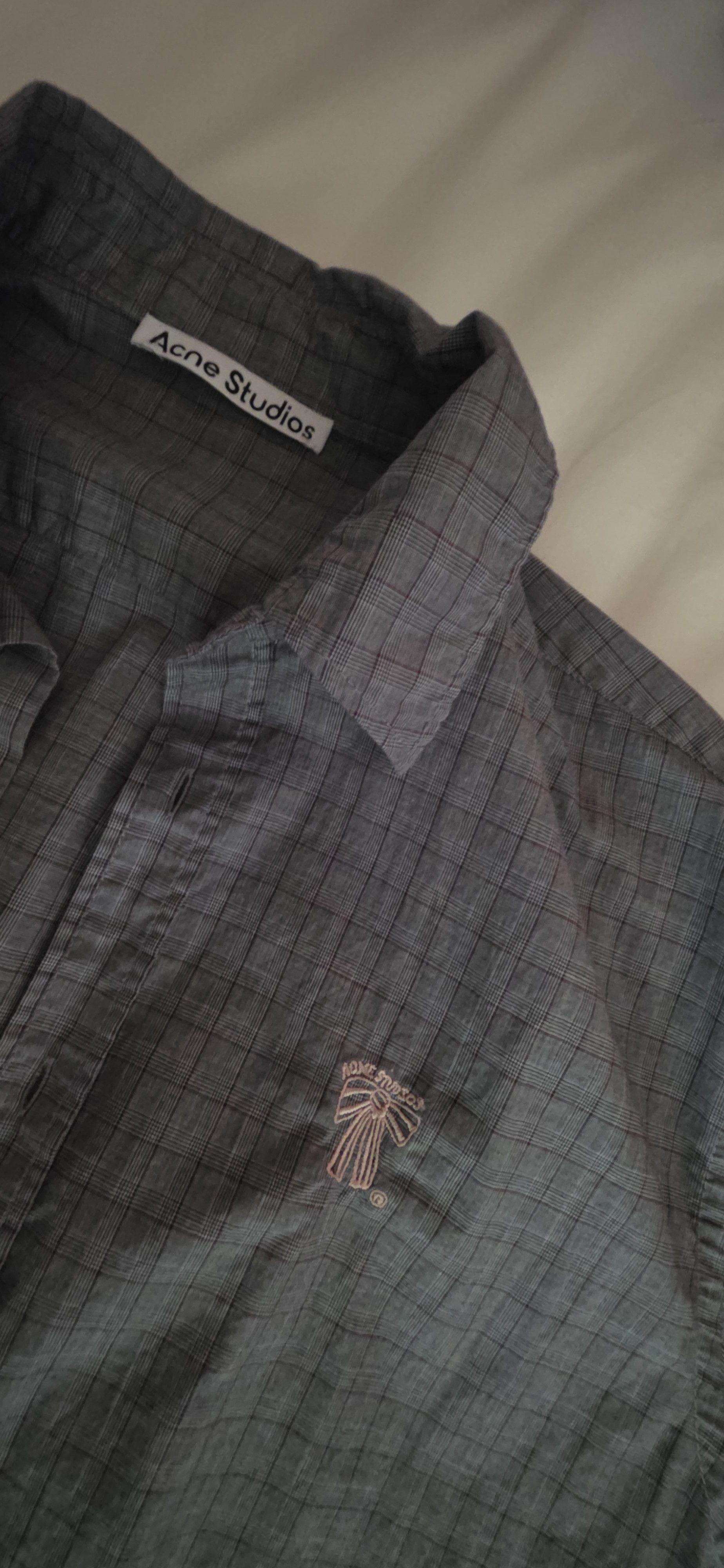 Acne Studios Acne Studios grey button up shirt Size US S / EU 44-46 / 1 - 5 Thumbnail