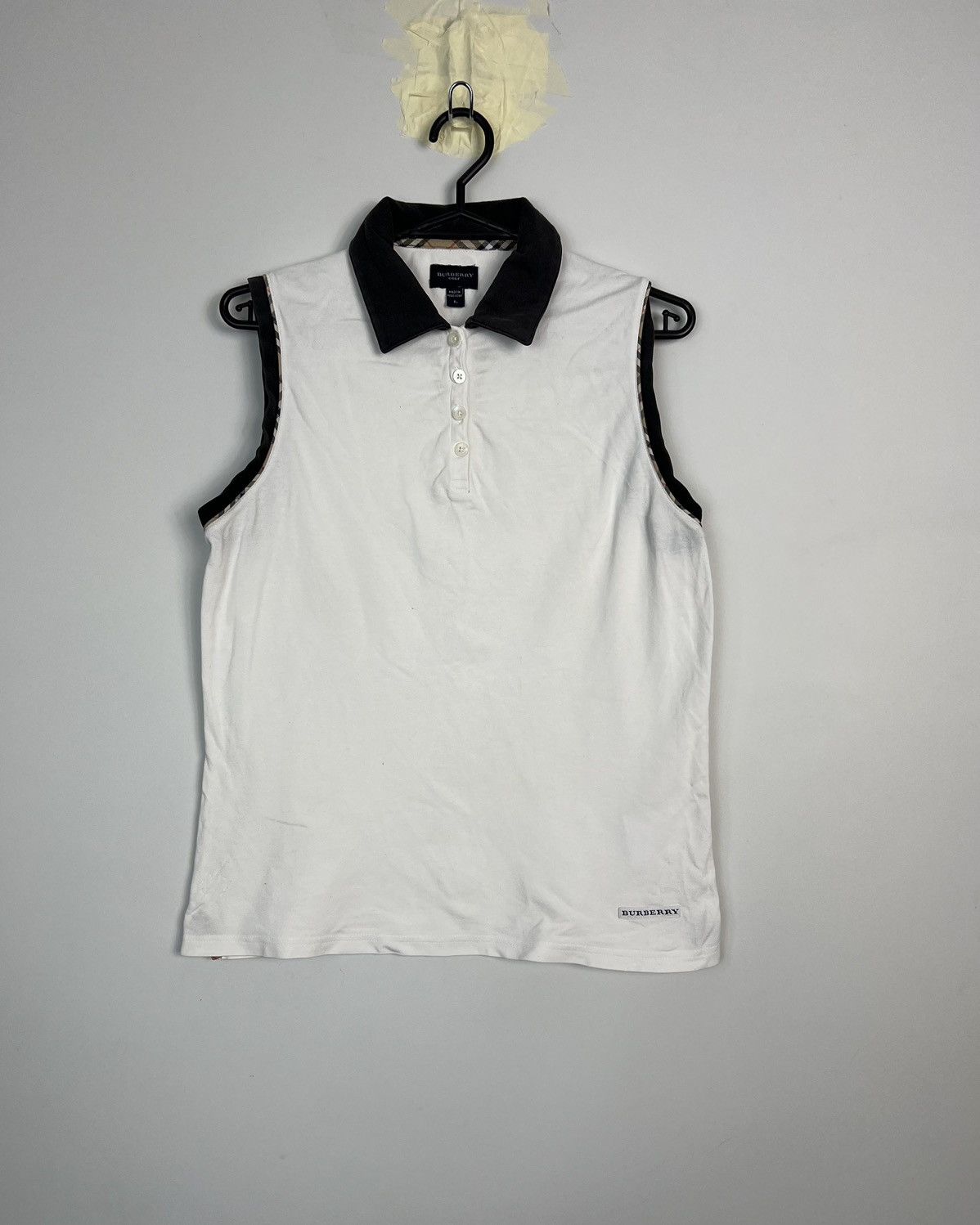 Burberry Tshirt Burberry Golf Small Logo White Size L / US 10 / IT 46 - 1 Thumbnail