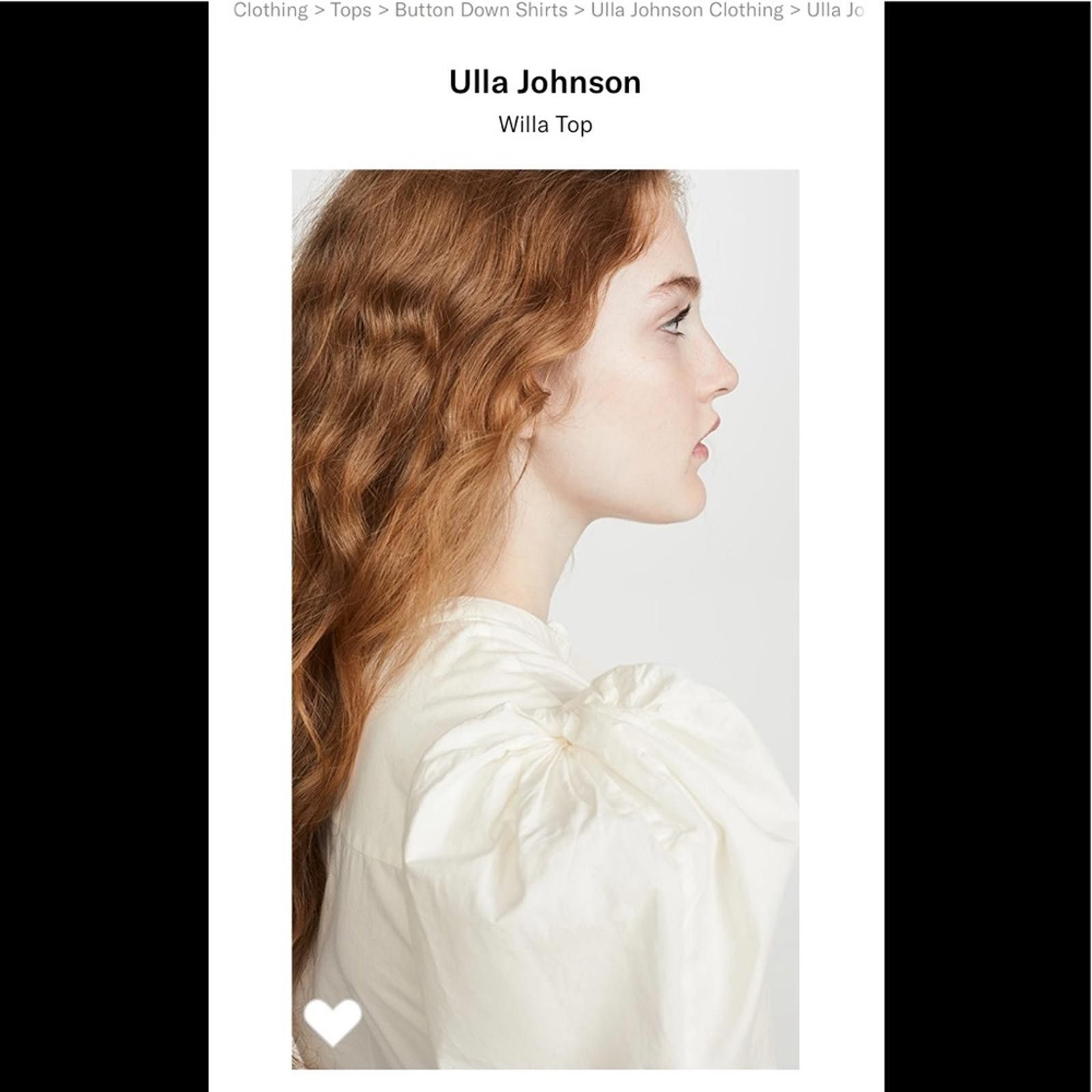 Ulla Johnson Willa Top White Cotton Size M / US 6-8 / IT 42-44 - 9 Thumbnail