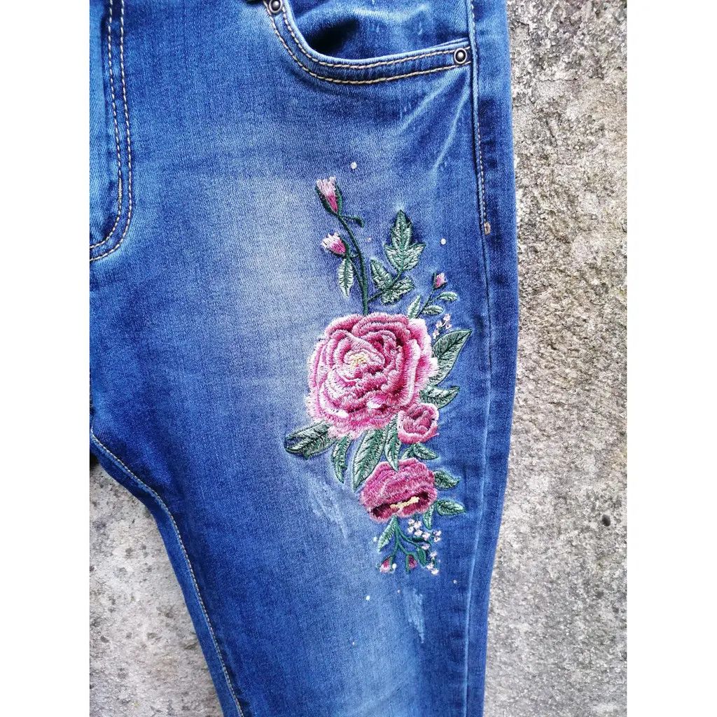 Other Embroidered Floral Jeans – EU 40 / L Size 30" / US 8 / IT 44 - 5 Thumbnail
