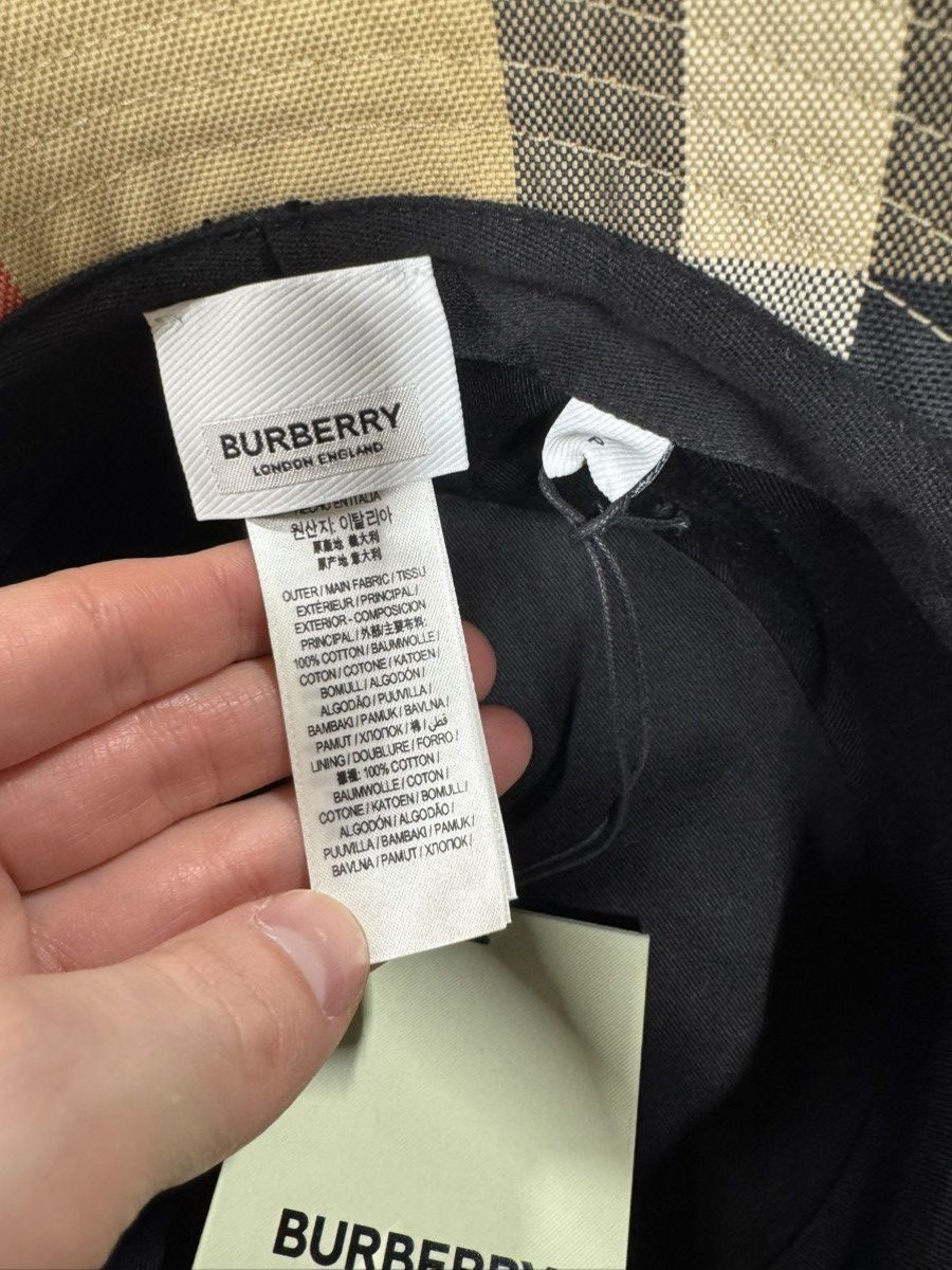 Burberry Burberry Classic Check Bucket Hat 600$ Size ONE SIZE - 5 Thumbnail