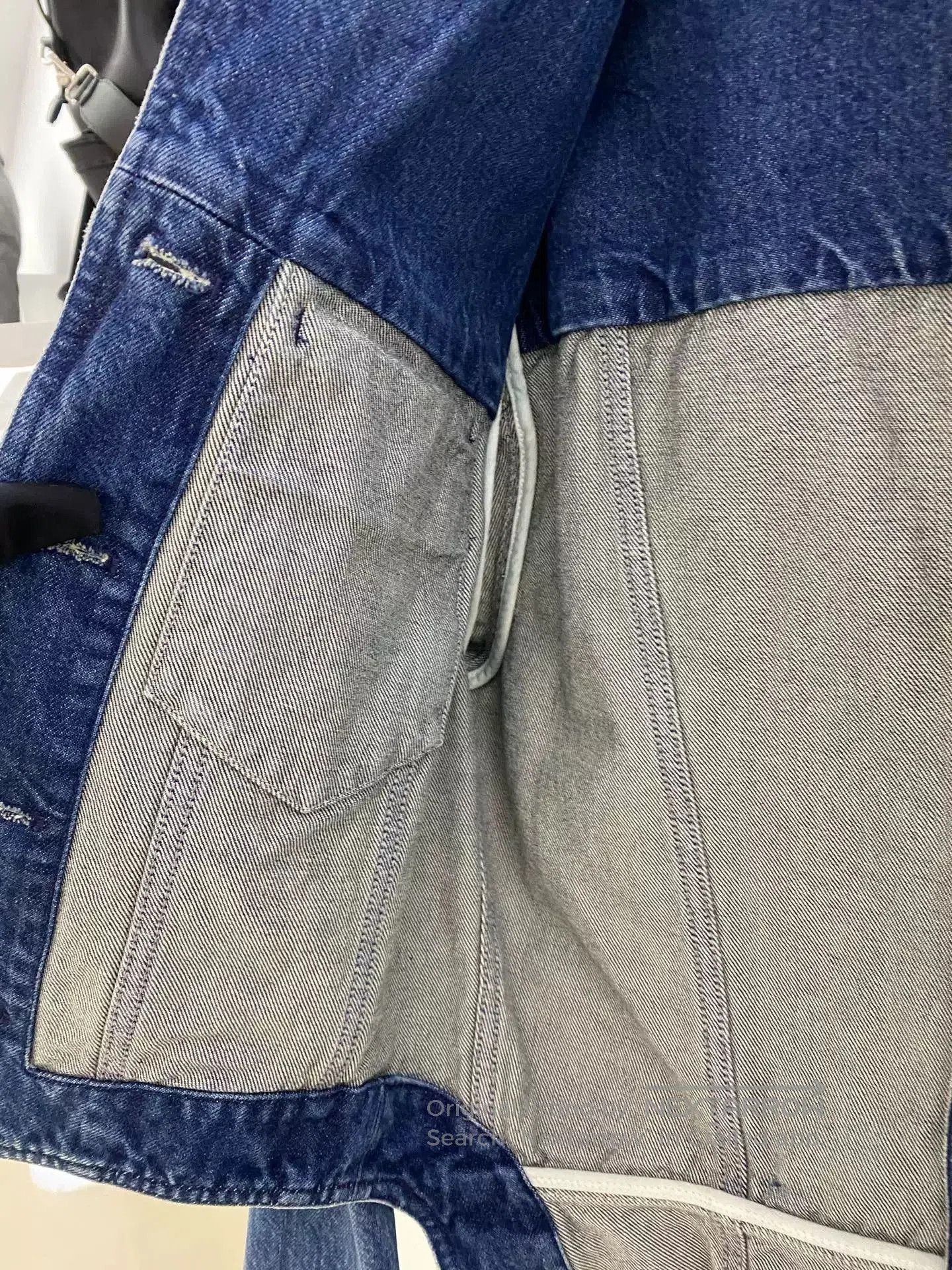 Louis Vuitton LV Washed Blue Denim Jacket. Size XS / US 0-2 / IT 36-38 - 4 Thumbnail