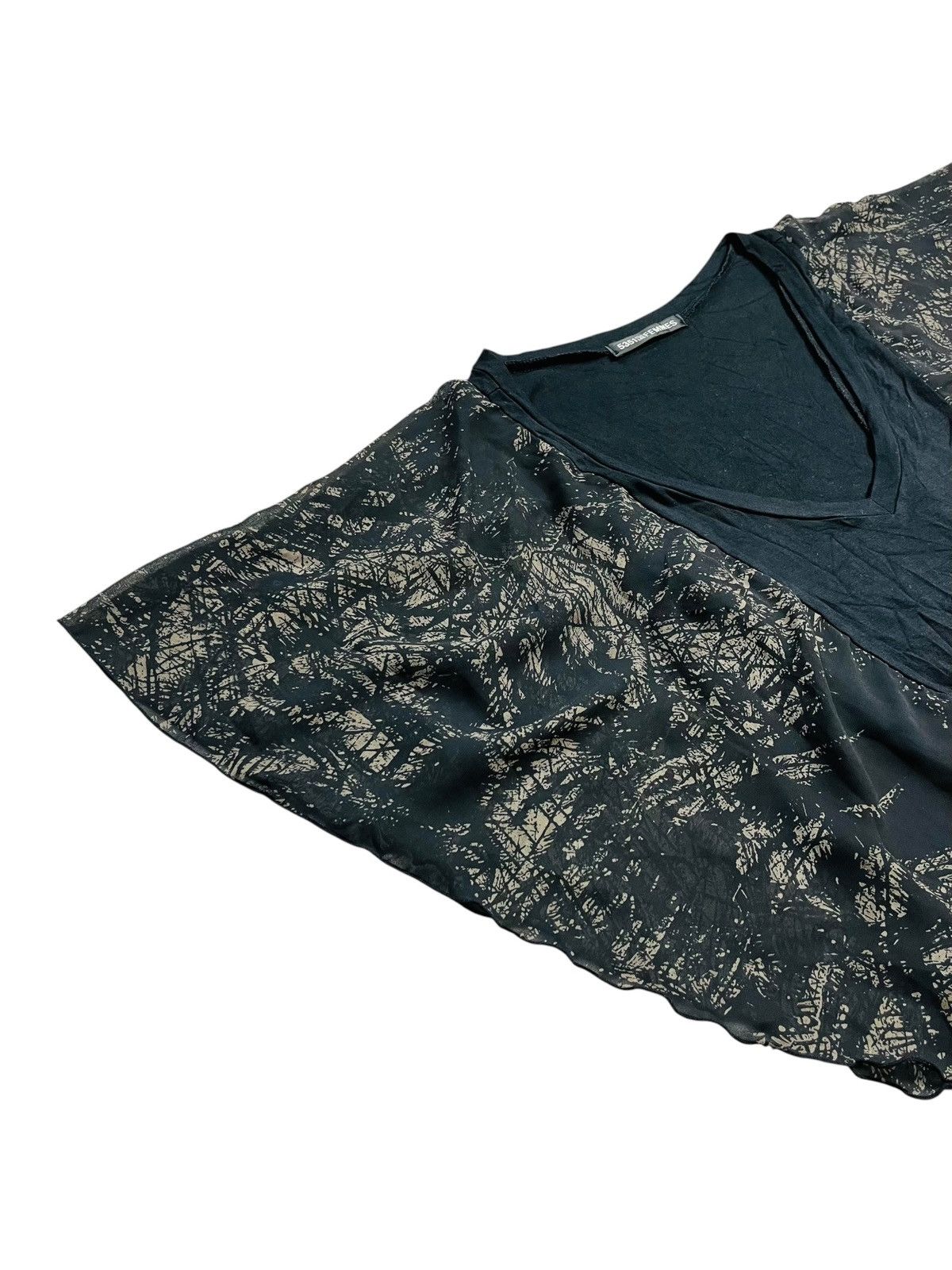 14th Addiction × 5351 POUR LES HOMMES × KMRii 5451 Pourless Femme - Butterfly Top Size M / US 6-8 / IT 42-44 - 6 Thumbnail
