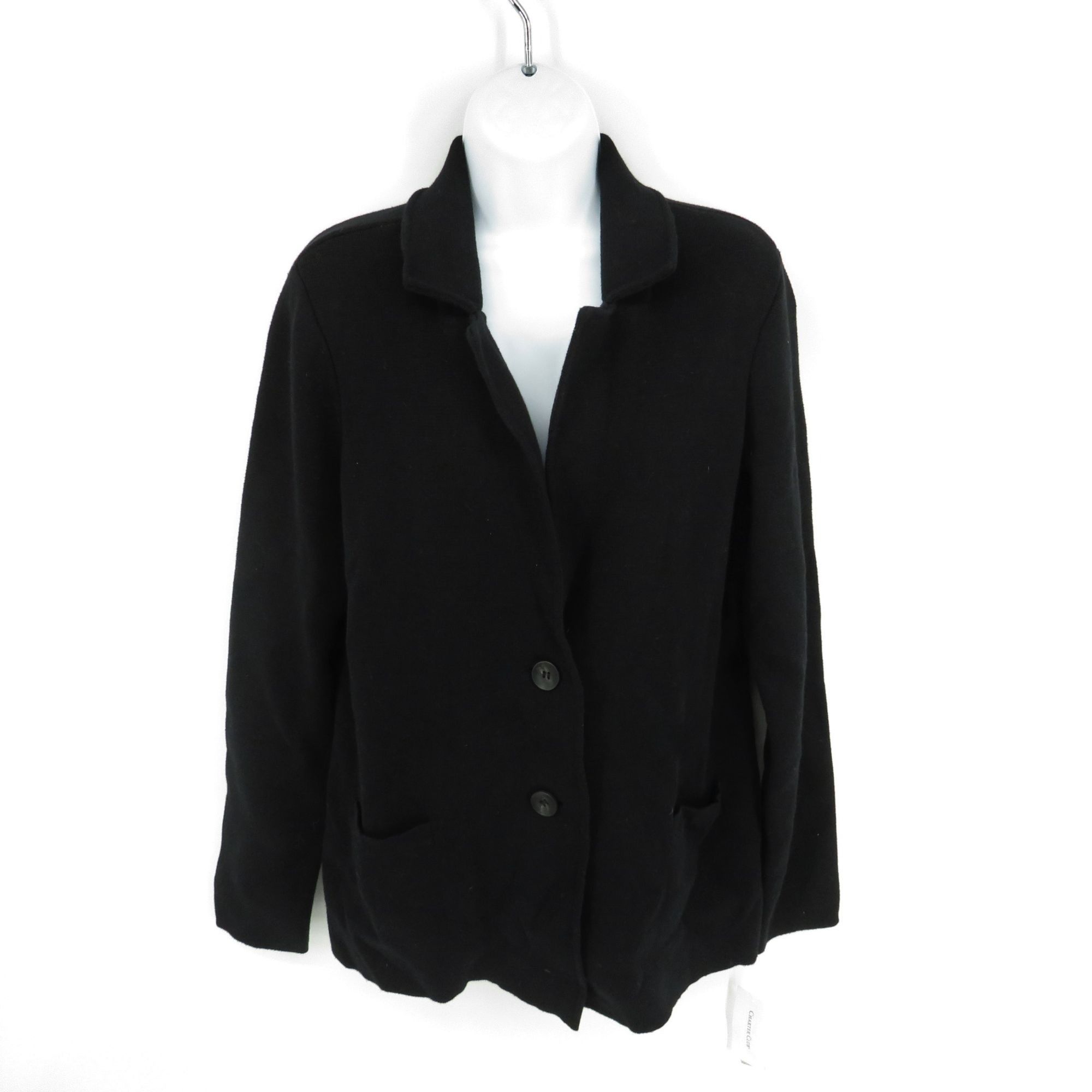 Charter Club Charter Club Womens Med Black Cardigan Blazer Button Closure Size M / US 6-8 / IT 42-44 - 1 Thumbnail
