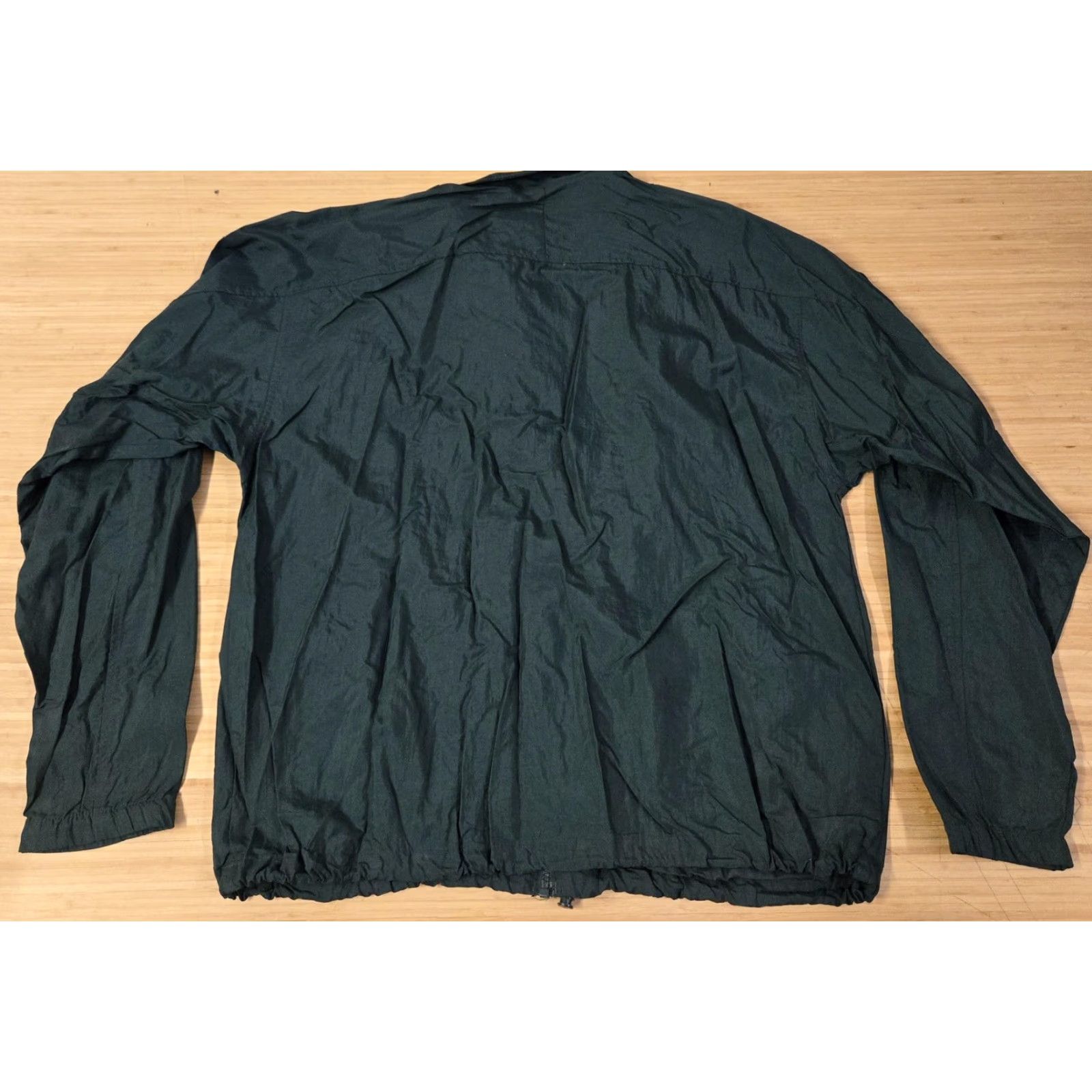 Champion VINTAGE Champion Jacket Mens Large Green Ohio University Full Zip Windbreaker Nylon NCAA Size US L / EU 52-54 / 3 - 6 Thumbnail