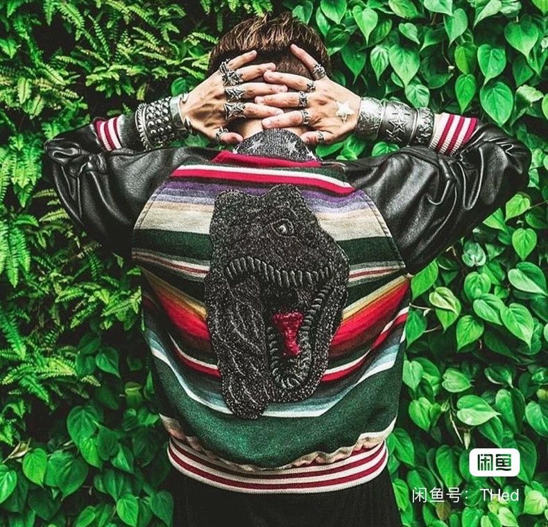 saint laurent paris16ss runway Tyrannosaurus Rex leather ja