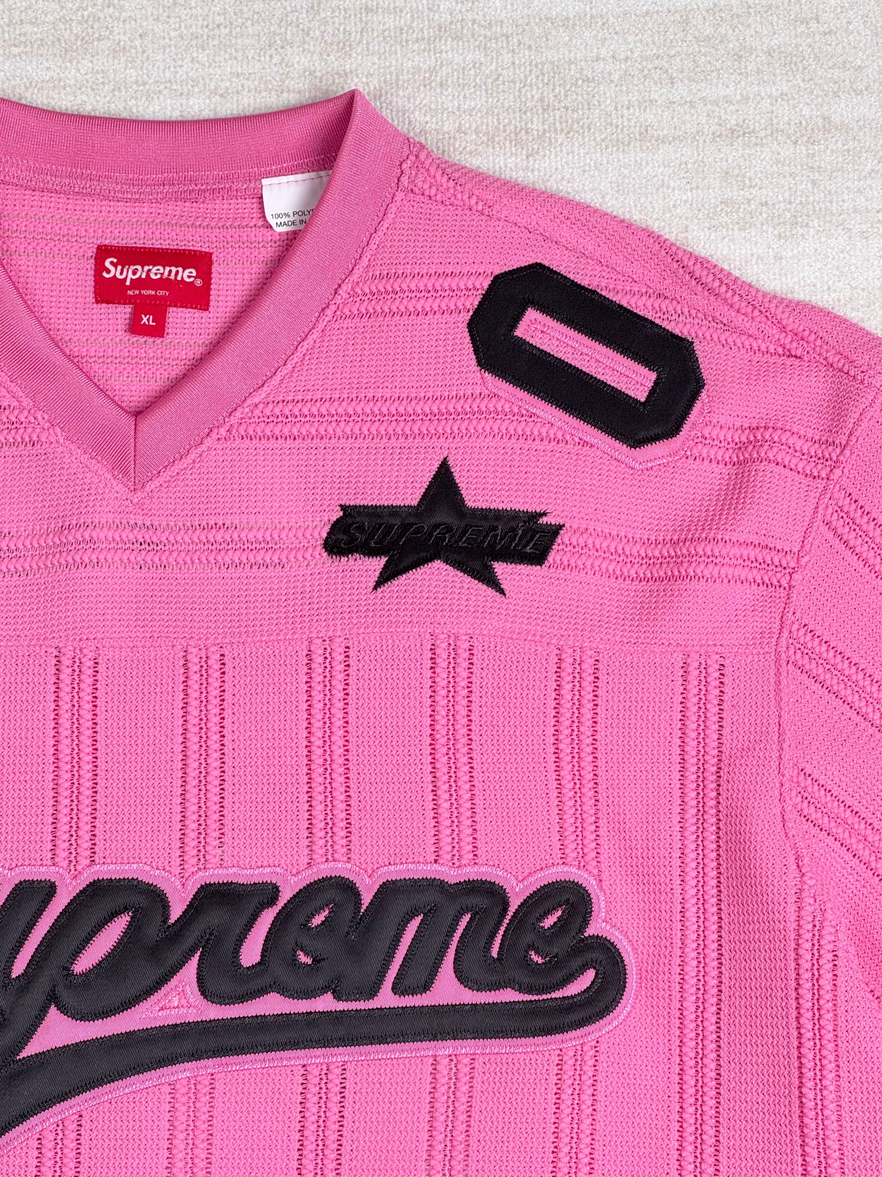 Supreme UNWORN* Supreme Mesh Stripe Football Jersey Size US XL / EU 56 / 4 - 3 Thumbnail