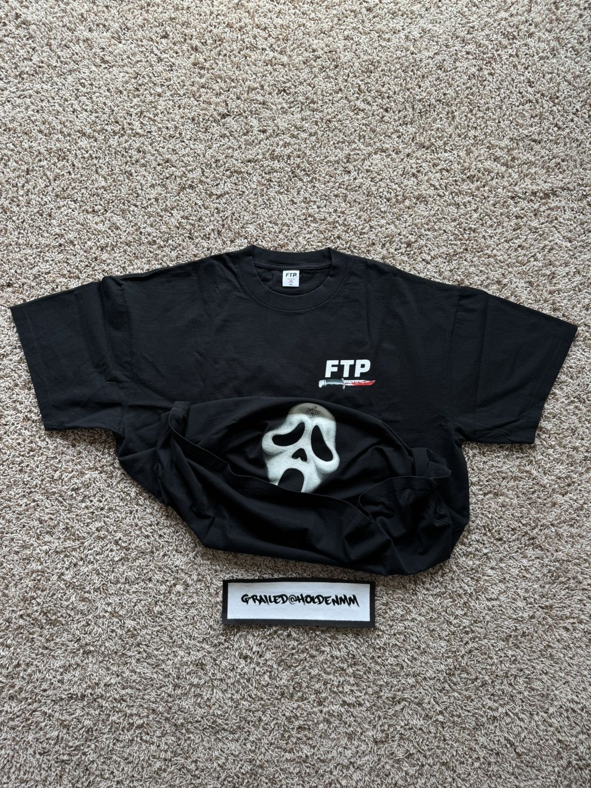 Fuck The Population XXL FTP Ghost Face Logo Tee Black Size US XXL / EU 58 / 5 - 4 Thumbnail