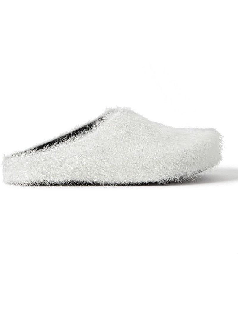 Marni Marni Fussbet Sabot Calf-Hair Slippers Size US 10 / EU 43 - 1 Thumbnail