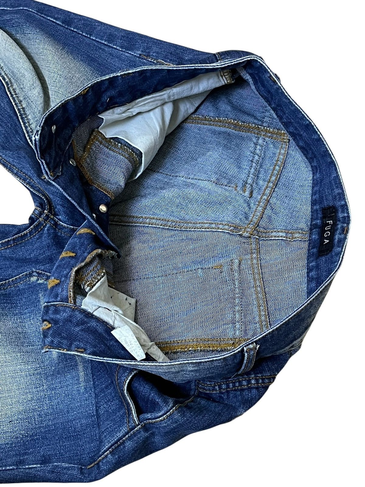 GOSTAR DE FUGA ARCHIVAL GOSTAR DE FUGA “FUGA” STRAIGHT CUT JEANS Size US 32 / EU 48 - 11 Thumbnail
