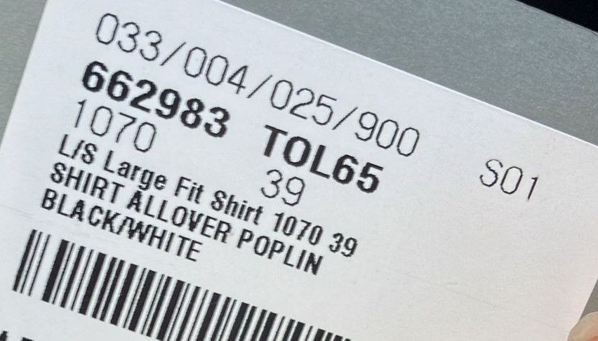 Balenciaga o1bcso1str0425 L/S Large Fit Shirt Allover Poplin Black Size US S / EU 44-46 / 1 - 4 Thumbnail