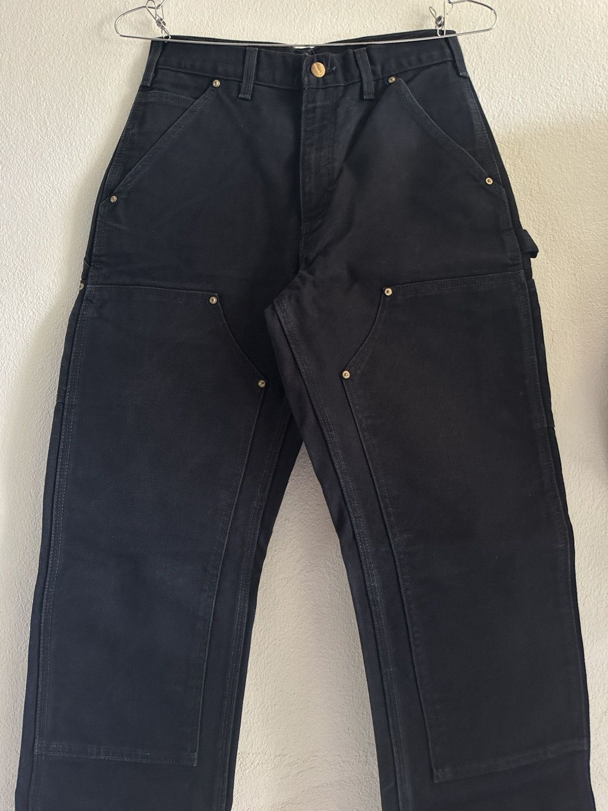 Carhartt (29x32) Vintage Carhartt Double Knee B01 BLK Size US 29 - 1 Thumbnail