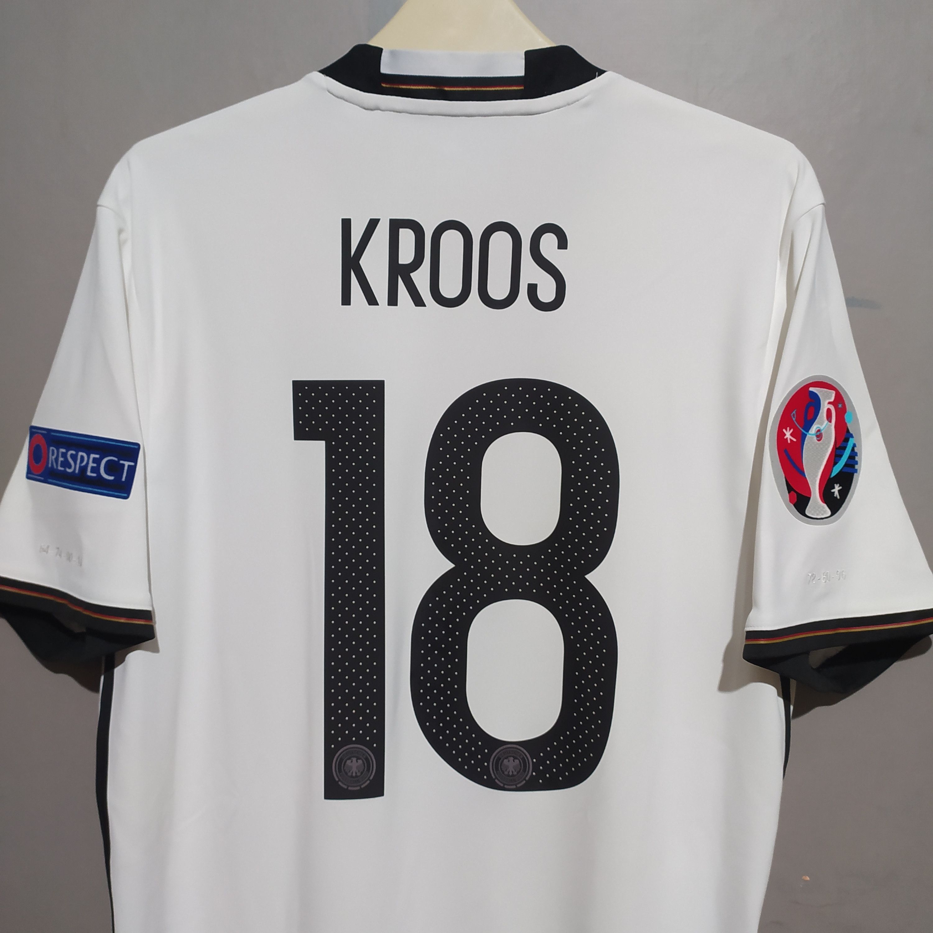 Adidas Adidas x Germany 2016 #18 Kroos Home Jersey Shirt Size US M / EU 48-50 / 2 - 18 Thumbnail
