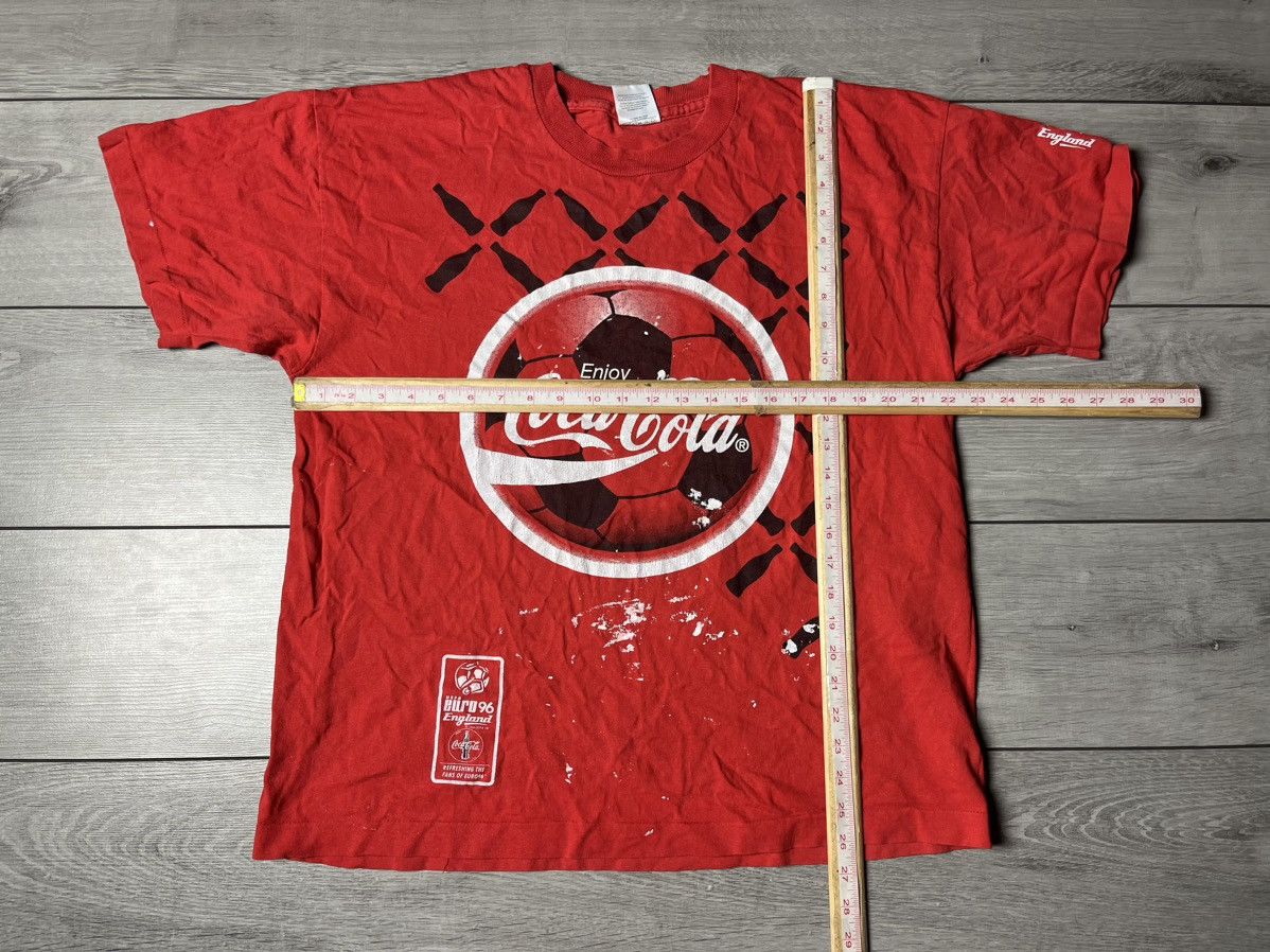 Coca Cola Coca cola T-shirt UEFA euro England 96 size XLarge Size US XL / EU 56 / 4 - 6 Thumbnail