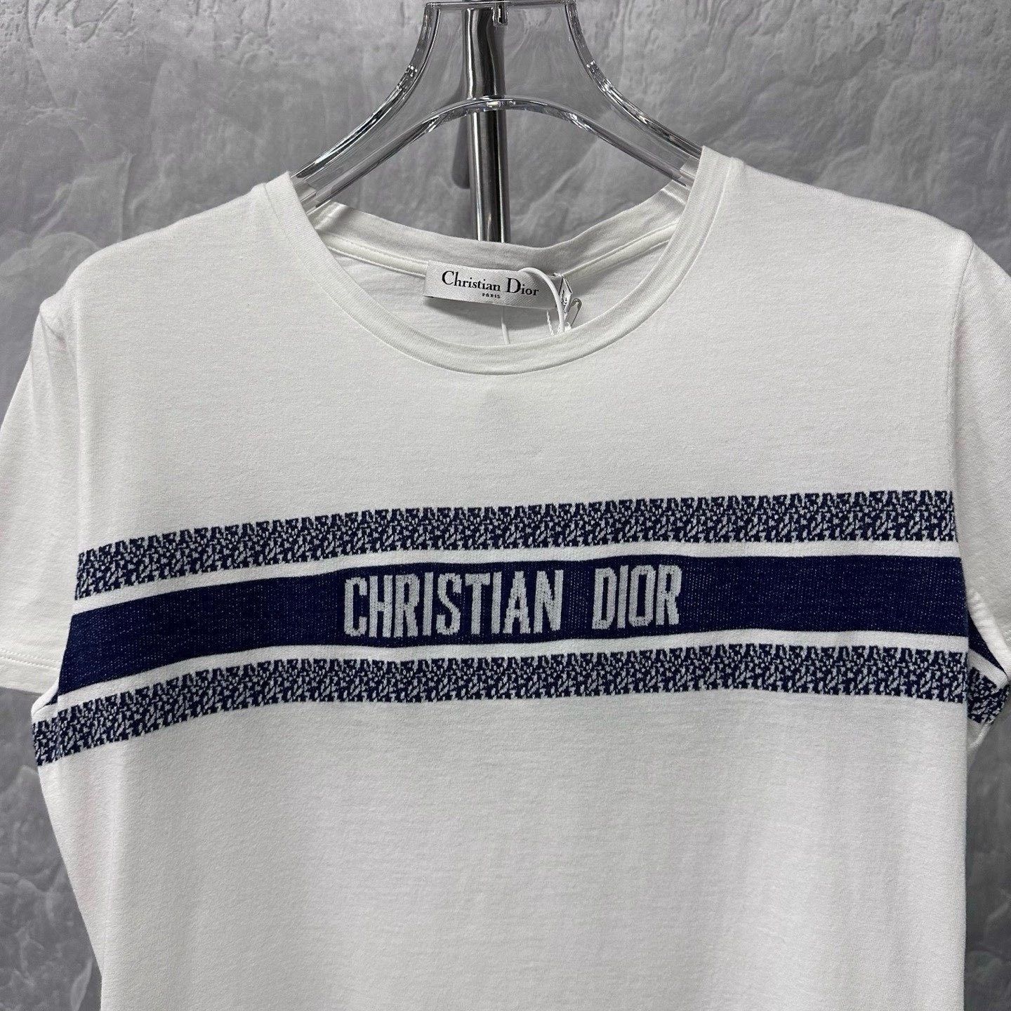 Dior Dior Embroidered Logo Slogan Short Sleeve Size US S / EU 44-46 / 1 - 3 Thumbnail