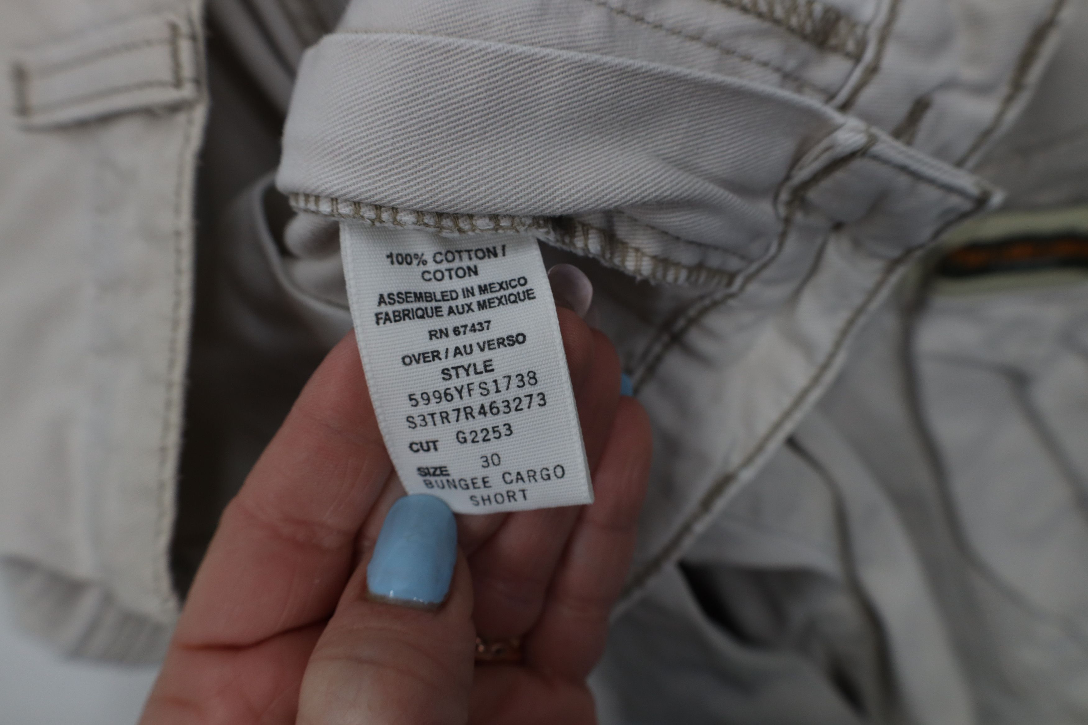 Polo Ralph Lauren Vintage 90s Y2K Ralph Lauren Baggy Bungee Cord Cargo Shorts Size US 30 / EU 46 - 10 Thumbnail