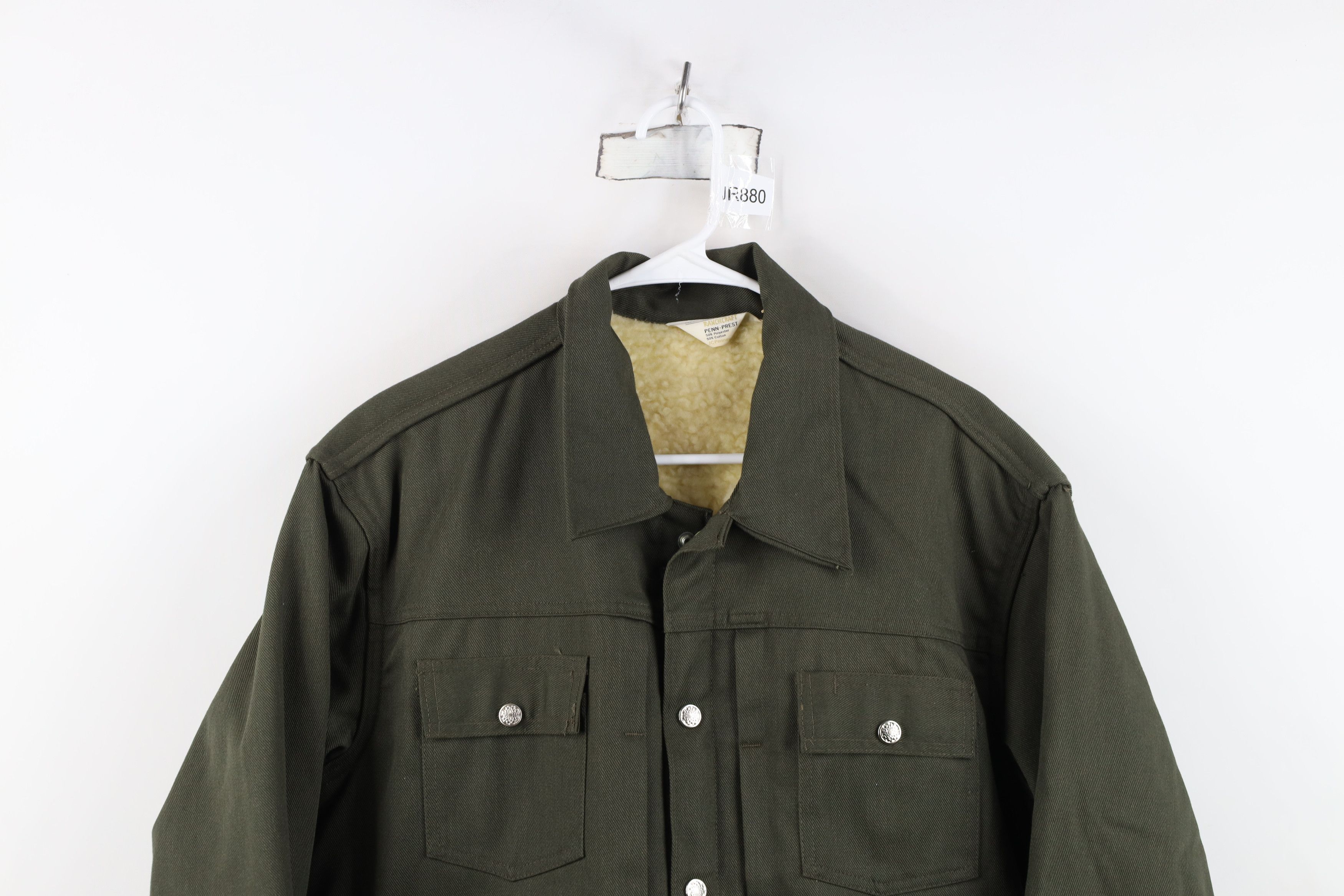 Vintage Vintage 60s 70s Ranchcraft Trucker Jacket Loden Green USA Size US XL / EU 56 / 4 - 2 Thumbnail