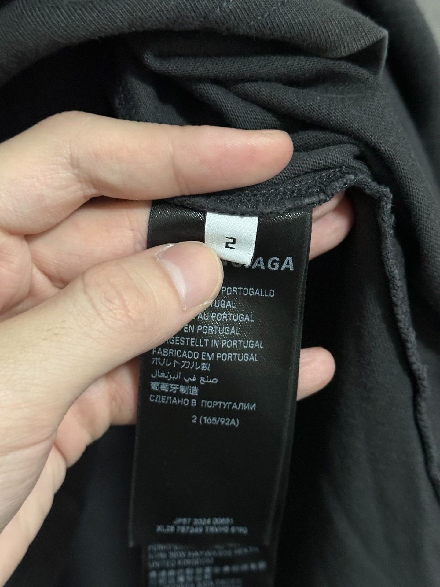 Balenciaga Balenciaga 25 ed Logo Washed T-Shirt Size US M / EU 48-50 / 2 - 3 Thumbnail