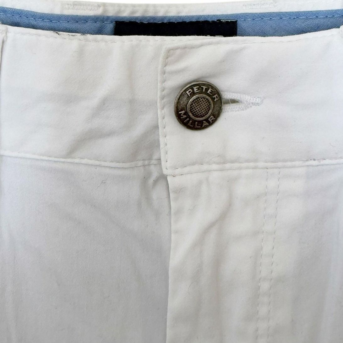 Peter Millar Collection Perfect Poplin White Chino Pants 32
