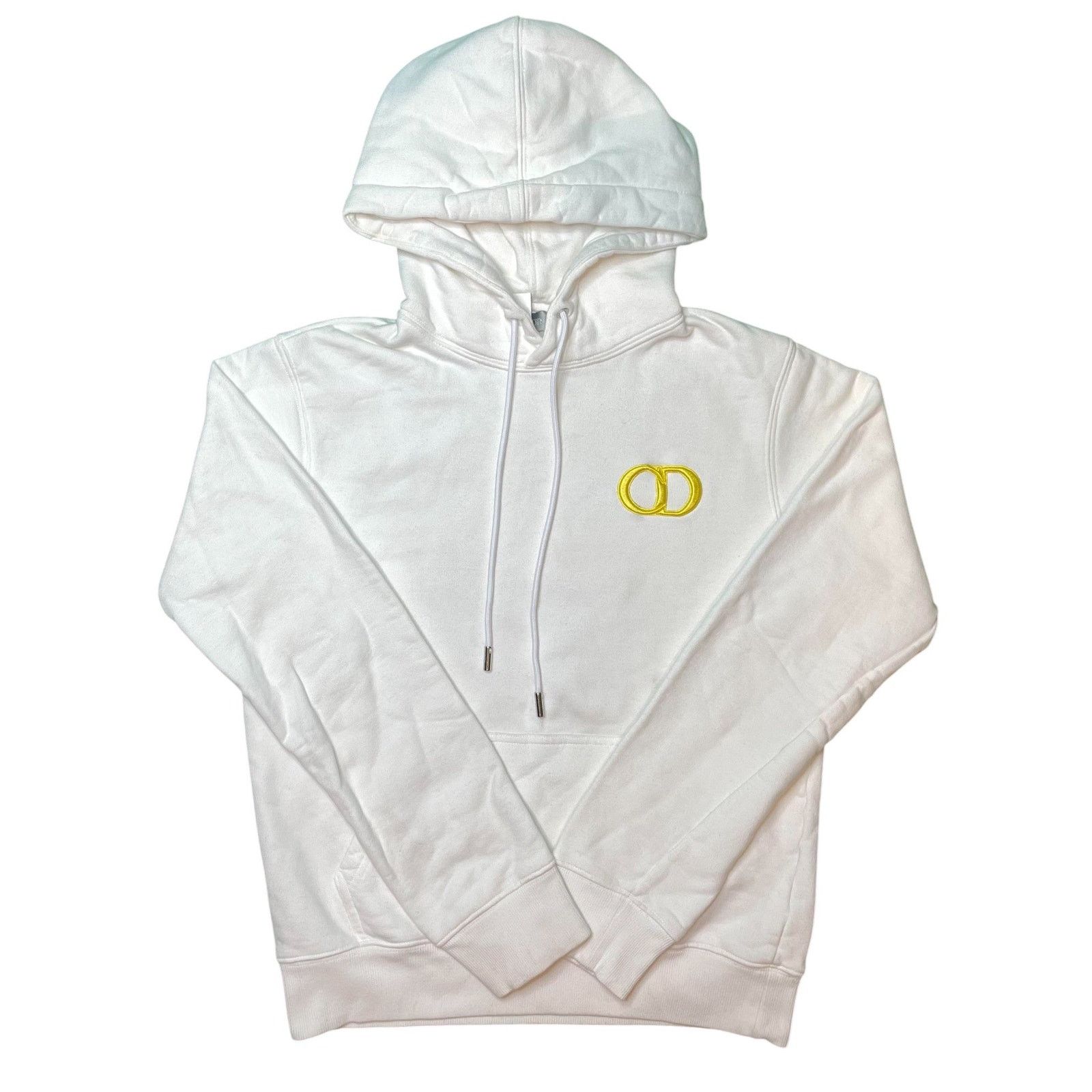 Dior Dior CD Logo Hoodie White Yellow Size XS / US 0-2 / IT 36-38 - 1 Thumbnail