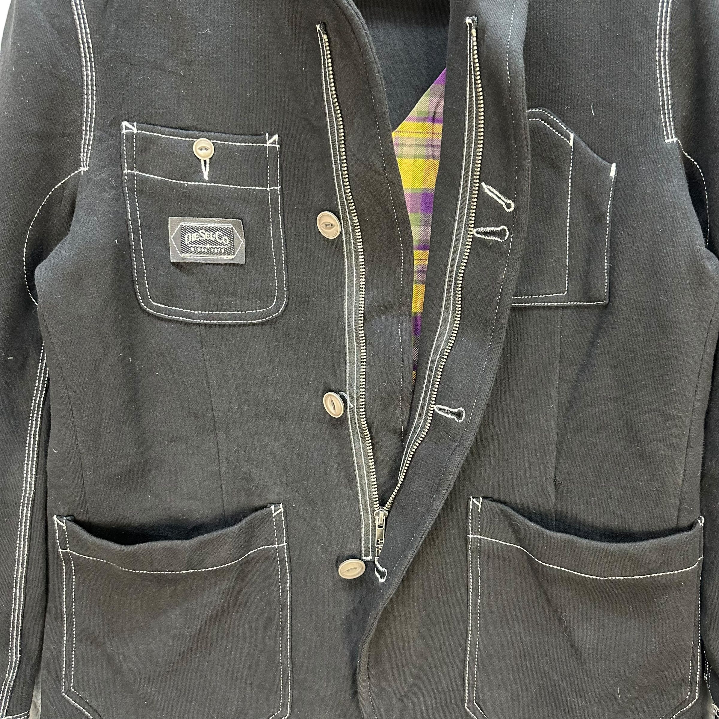 Diesel DIESEL Four Pocket Tartan Lined Work Jacket #A41-0935 Size US XL / EU 56 / 4 - 7 Thumbnail