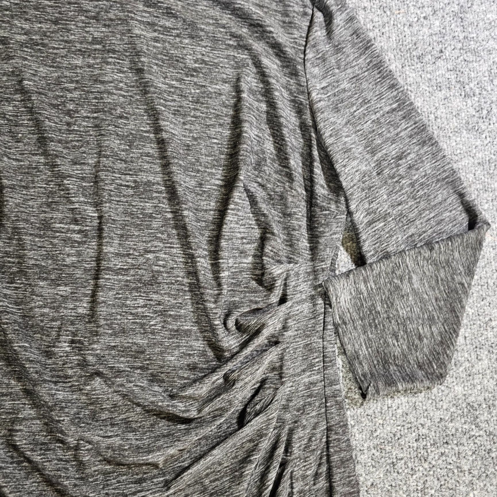 Ralph Lauren Lauren Ralph Lauren Dress Women 16 Gray 3/4 Sleeve Knit Faux Wrap Boat Neck Career Cocktail Dress Size XXL / US 16-18 / IT 52-54 - 4 Thumbnail