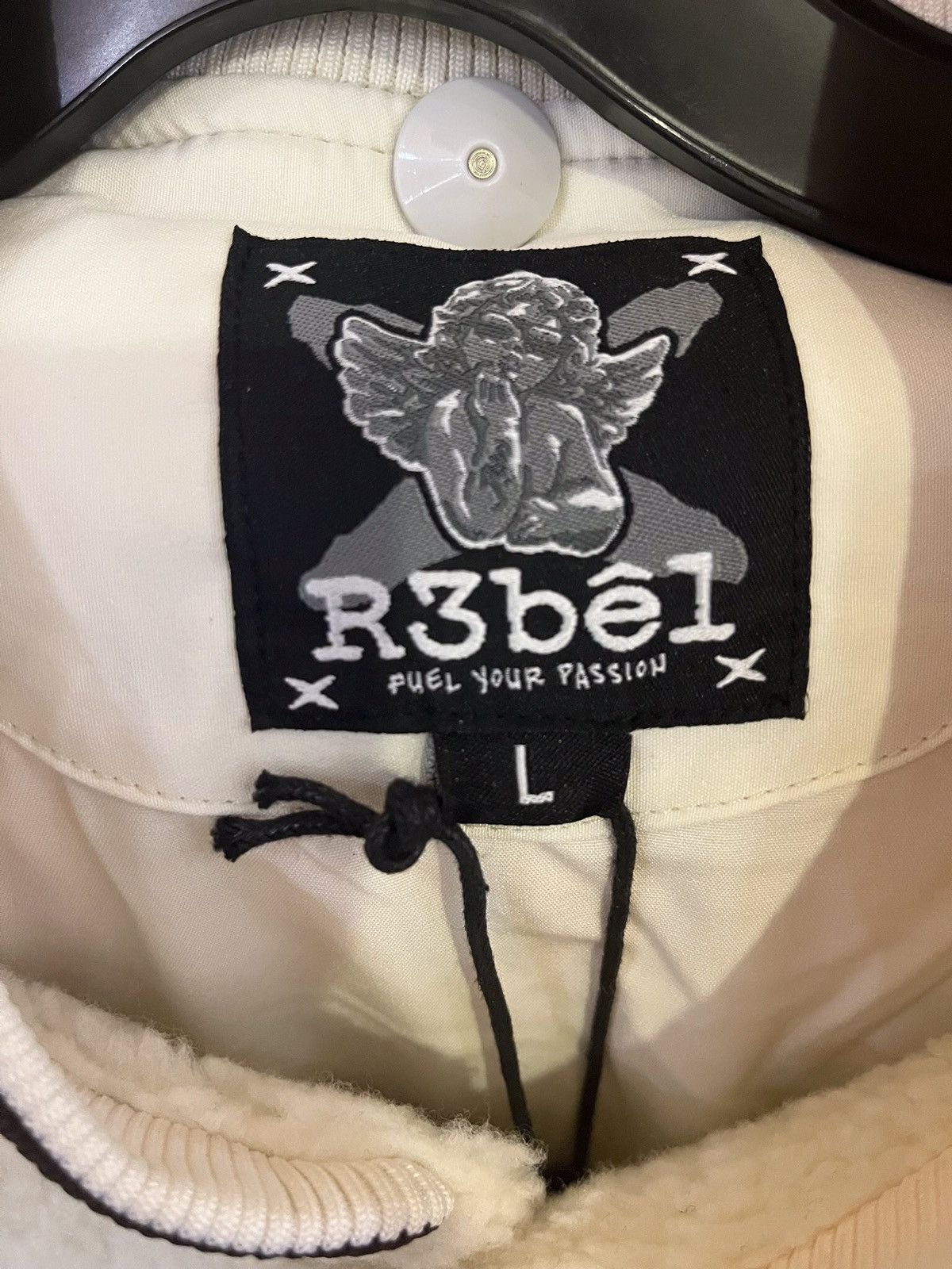 Other White R3BEL Regime Letterman Jacket Size US L / EU 52-54 / 3 - 3 Thumbnail