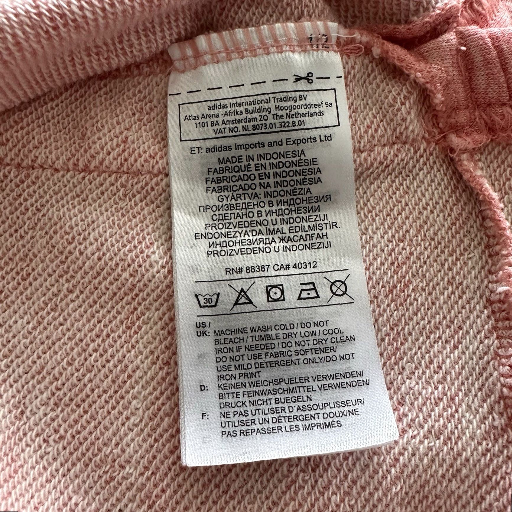 Adidas Adidas Tank Top Womens Size M Pink Sleeveless Crew Neck Terry Pullover Activewear Shirt Size M / US 6-8 / IT 42-44 - 6 Thumbnail