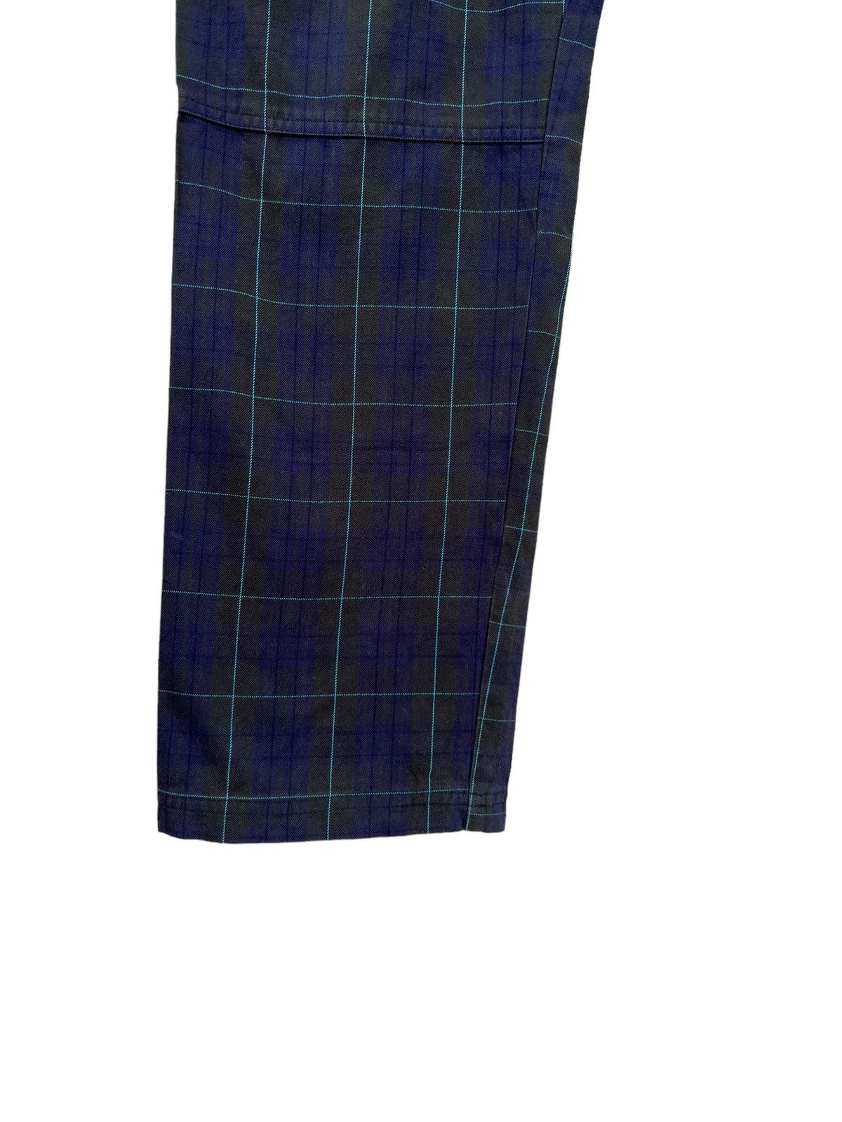 Designer Vintage MADPAGER Japan Plaid Pocket Cargo Trouser Pant Size US 32 / EU 48 - 10 Thumbnail