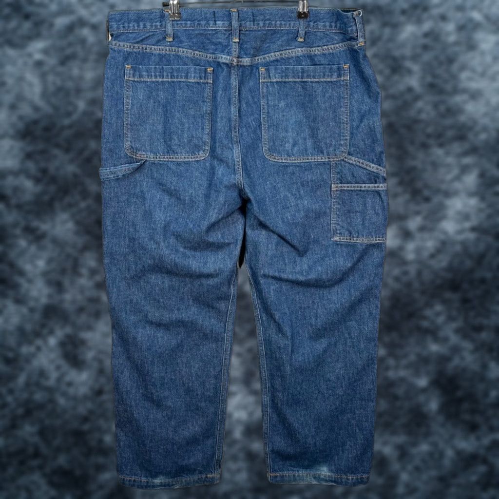 Abercrombie & Fitch Abercrombie & Fitch Jeans Mens 38 x 30 Baggy Denim Lightweight Cotton Blend 90s Straight 5-Pocket Blue Summer Spring Fall Winter Mens Size US 38 / EU 54 - 1 Thumbnail