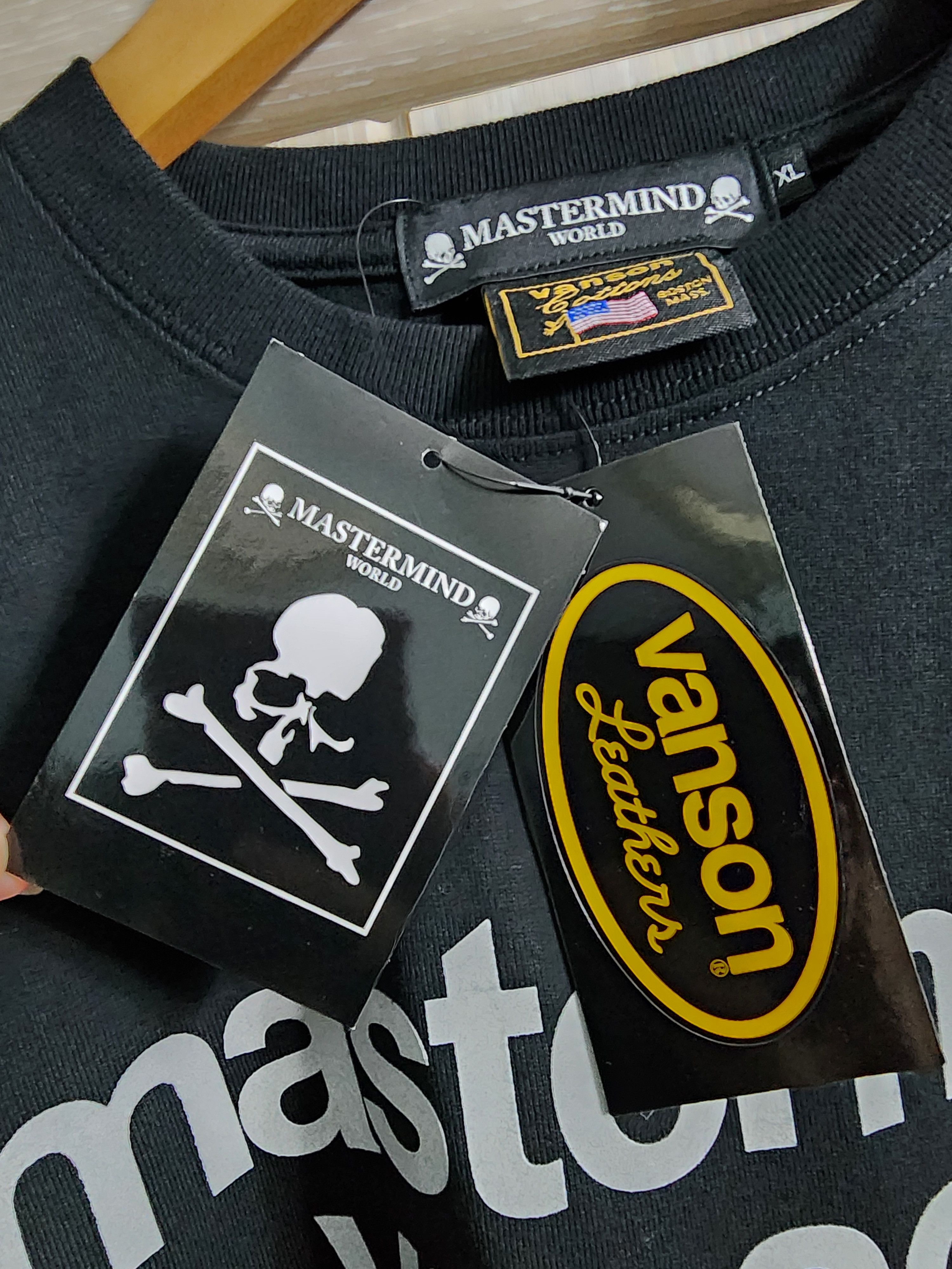 Mastermind Japan Mastermind x Vanson Short Sleeve T-Shirt Size US XL / EU 56 / 4 - 9 Thumbnail