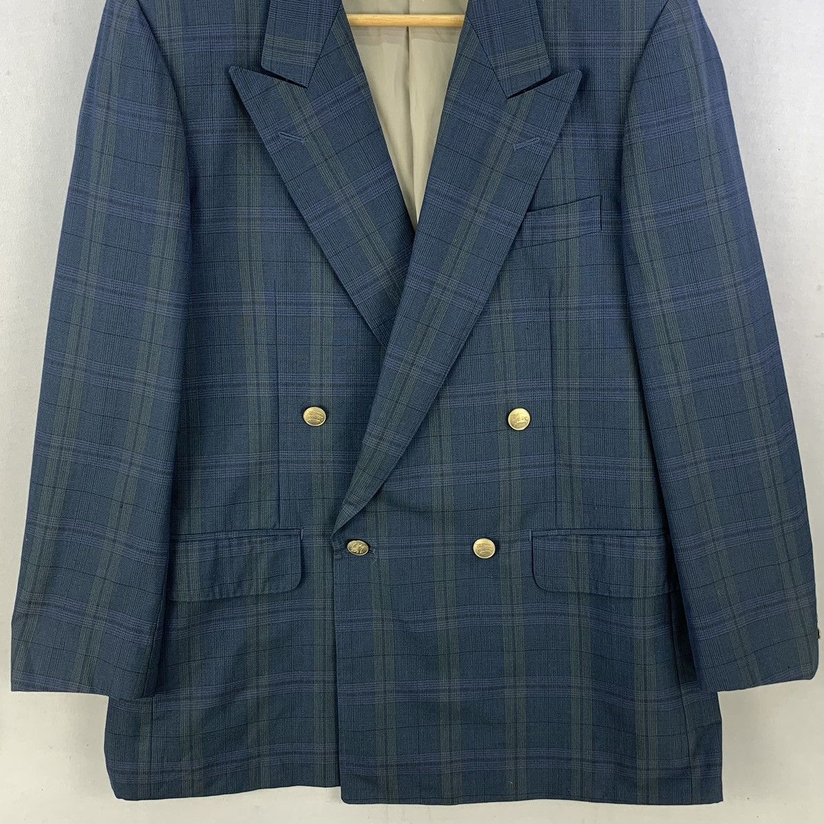 Burberry Vintage Burberrys Plaid Double Breasted Blazer Coat Size L / US 10 / IT 46 - 4 Thumbnail