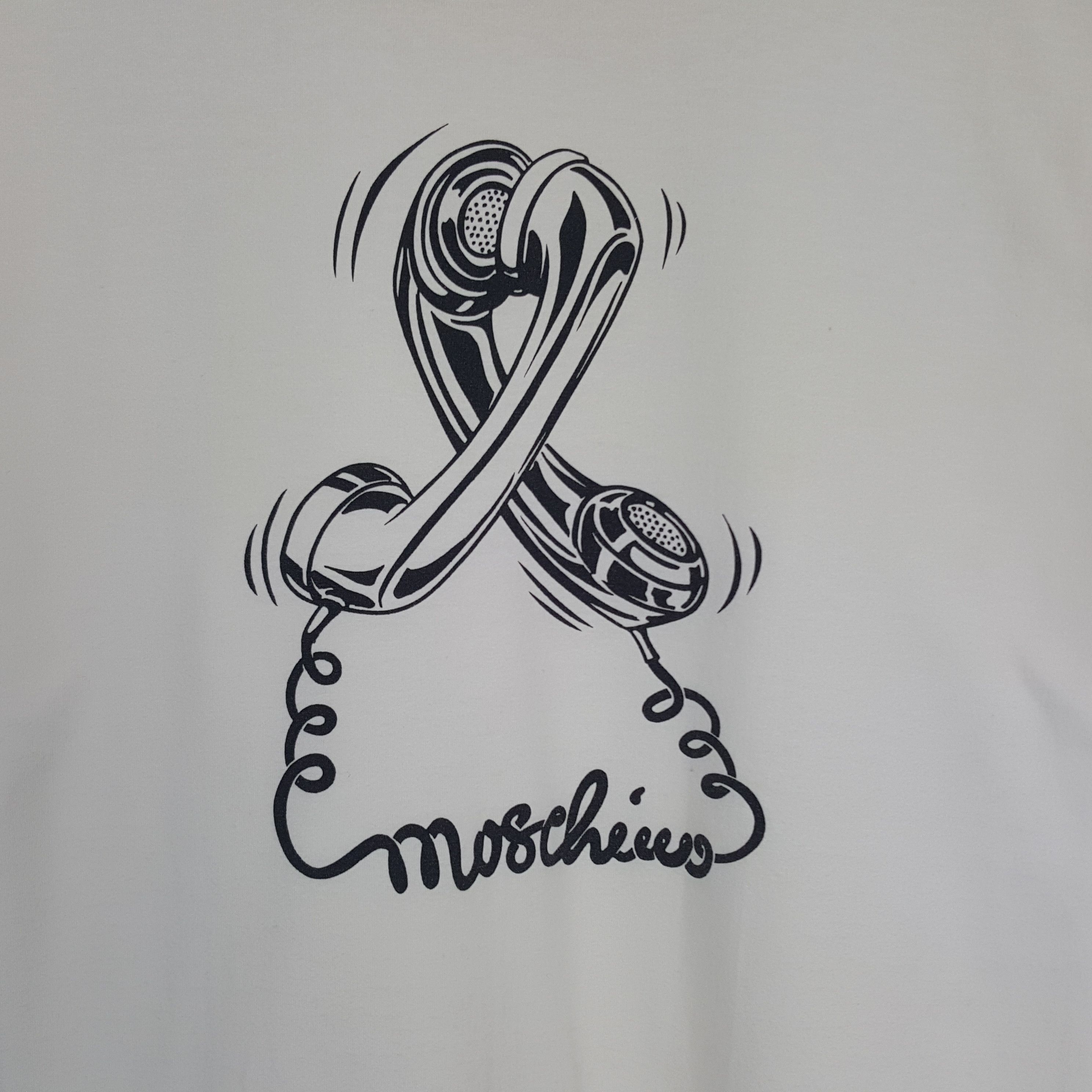 Moschino × Vintage Vintage Moschino Ringing Tshirt Size US L / EU 52-54 / 3 - 2 Thumbnail