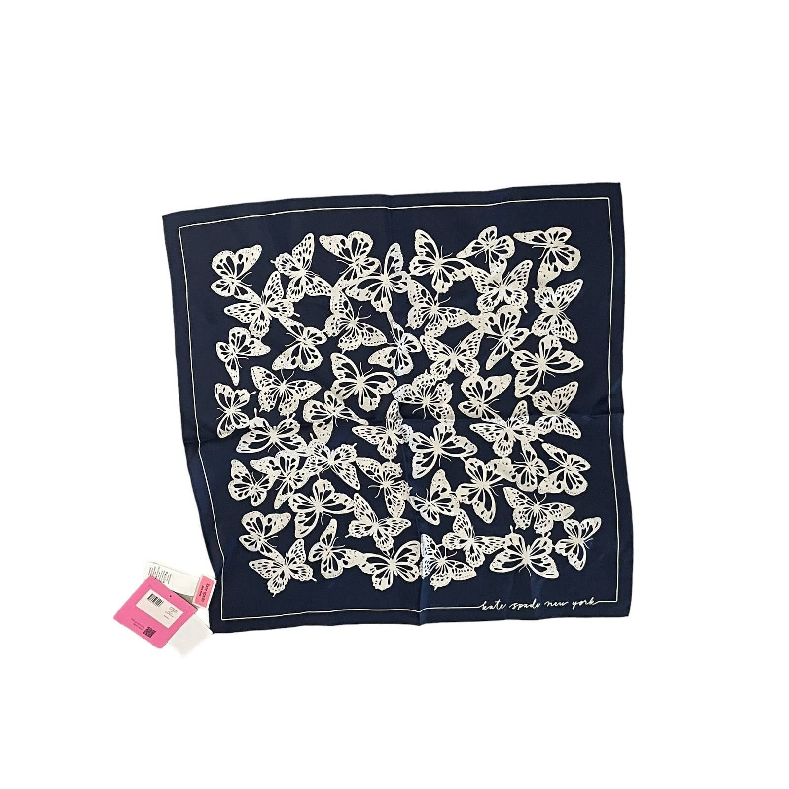 Kate Spade Kate spade new york butterfly Bandana scarf blue New Size ONE SIZE - 1 Thumbnail