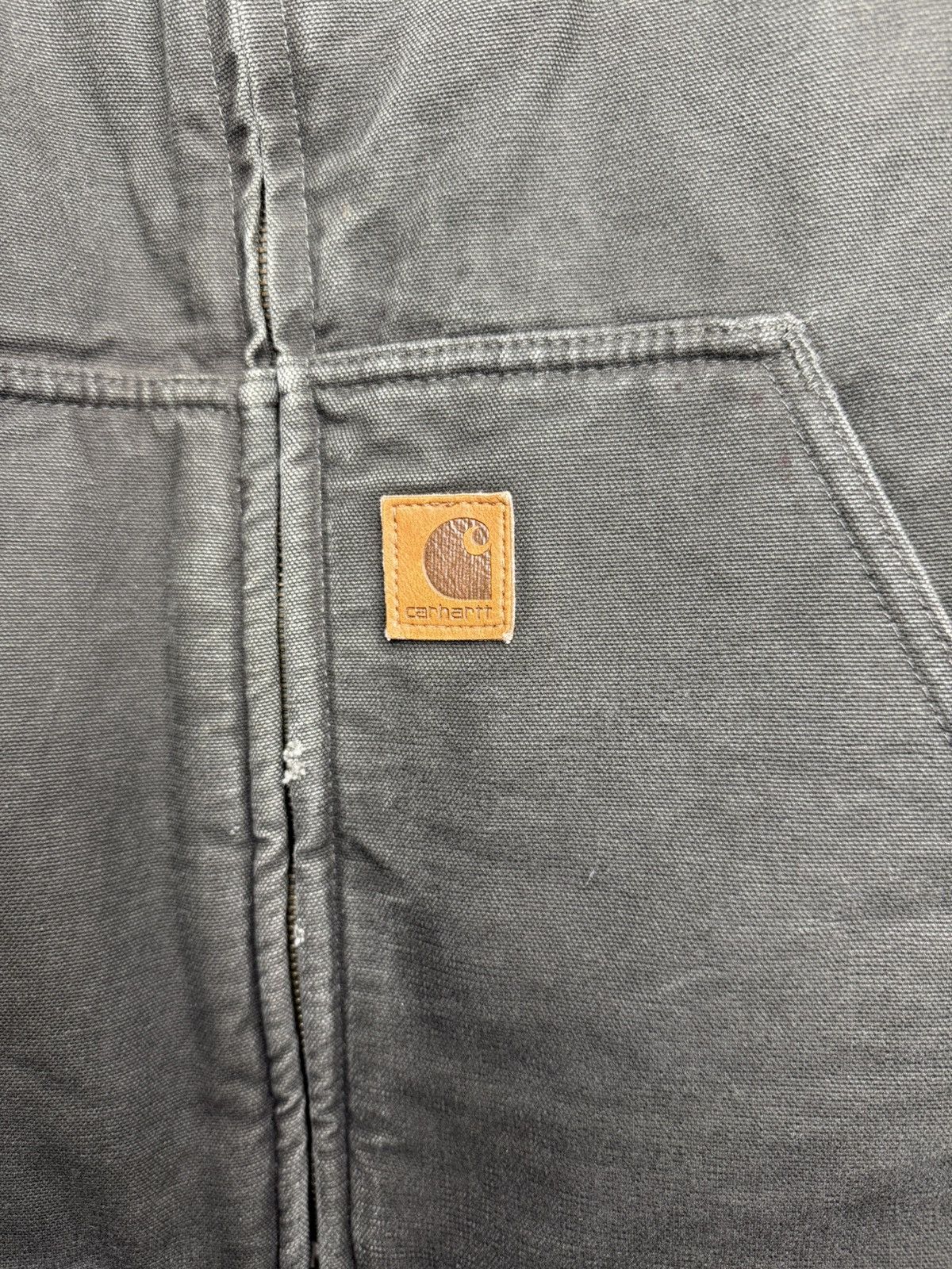 Carhartt × Vintage Vintage Carhartt Duck Canvas Insulated Green Vest Size US XL / EU 56 / 4 - 7 Thumbnail